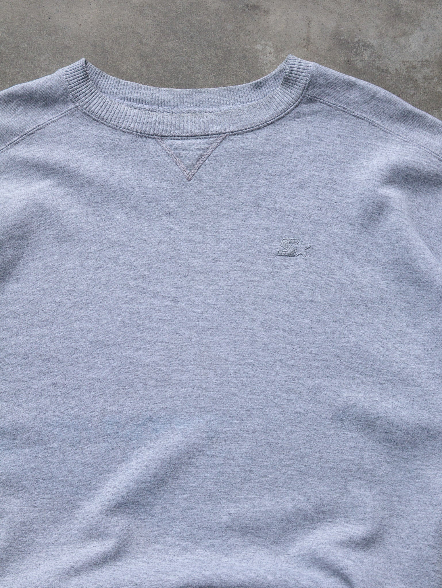 Vintage 00s Grey Starter Heavyweight Sweatshirt (XL)