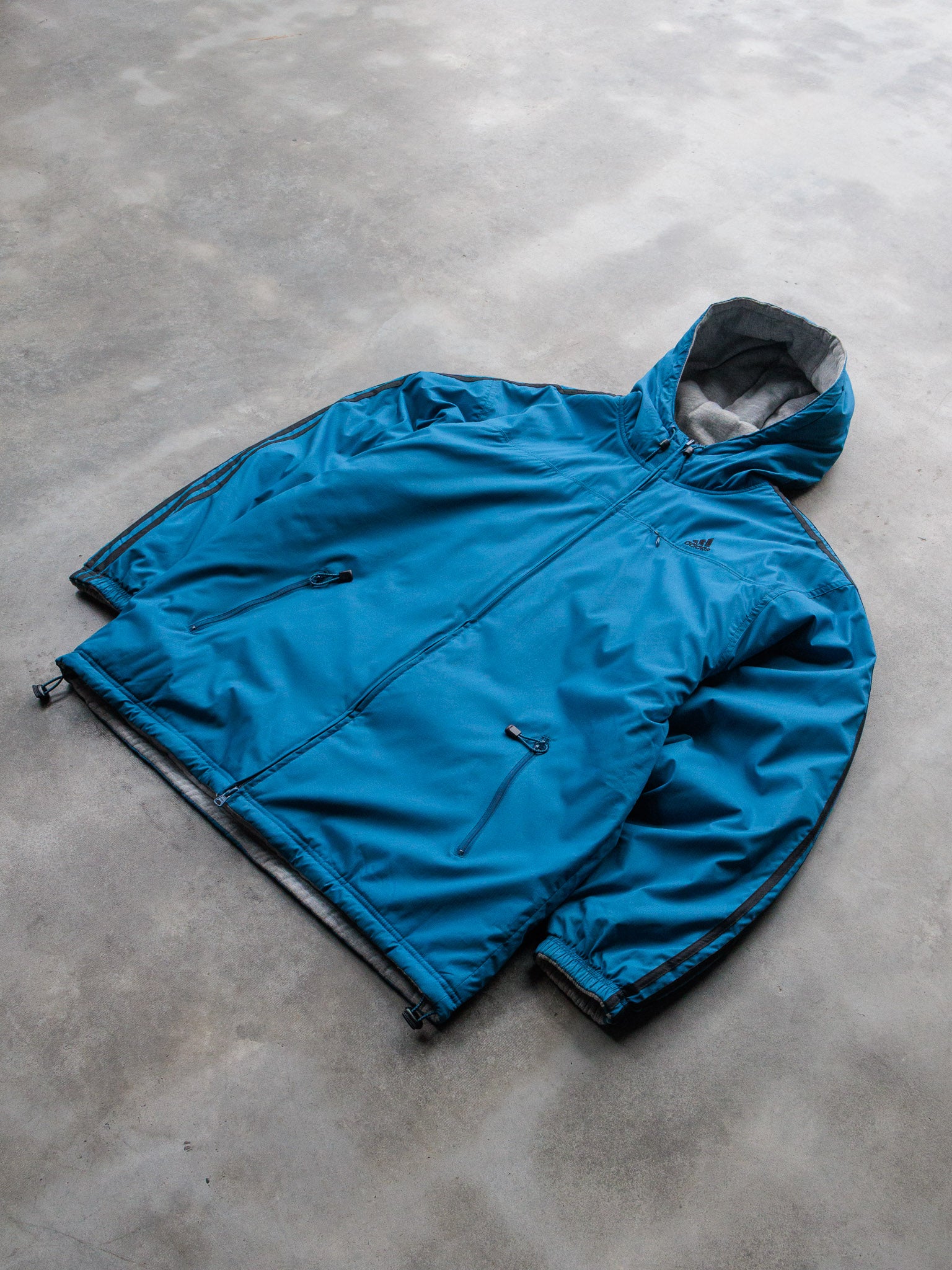 Vintage 00s Teal Adidas Insulated Jacket (XL)