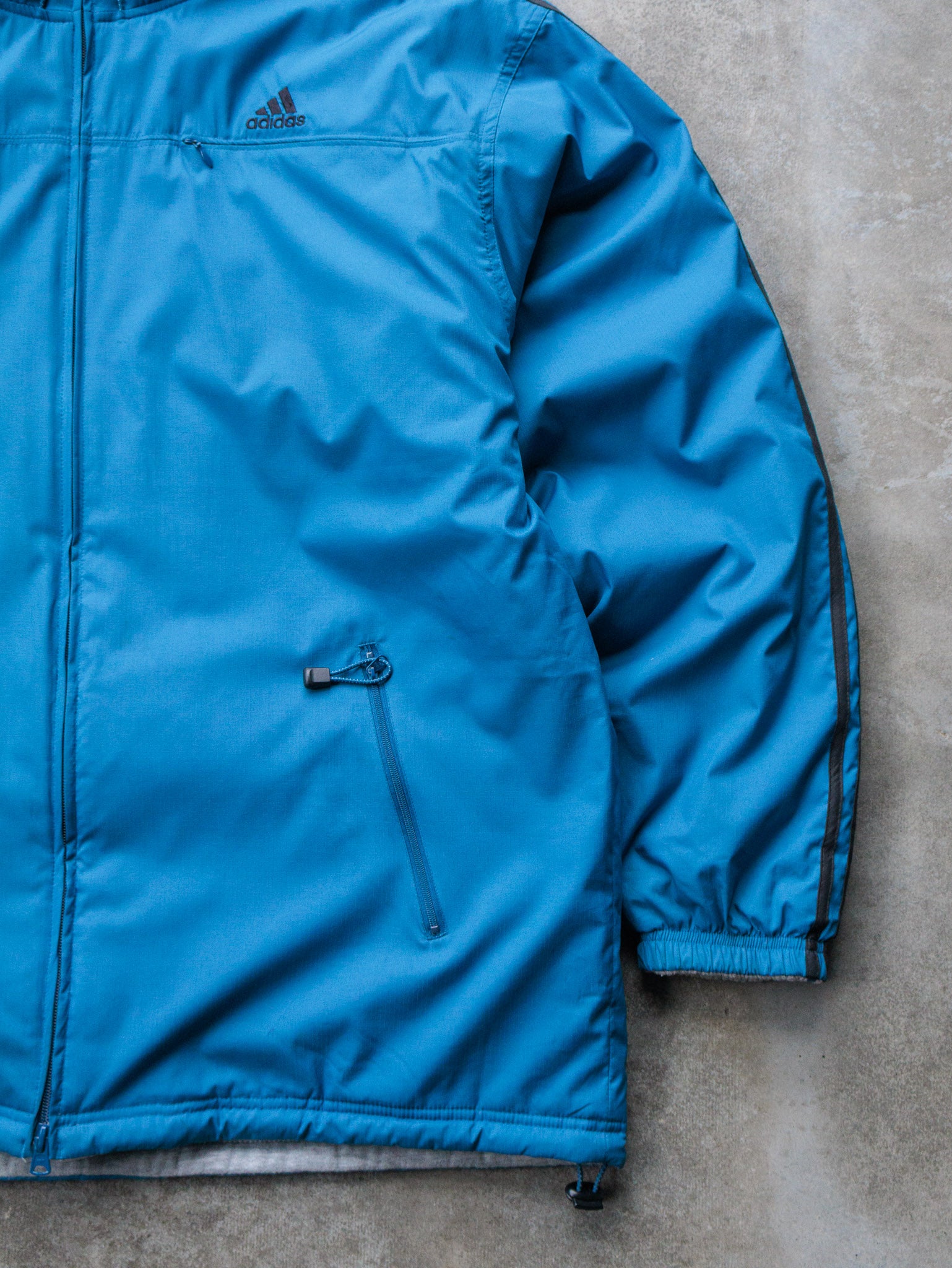 Vintage 00s Teal Adidas Insulated Jacket (XL)