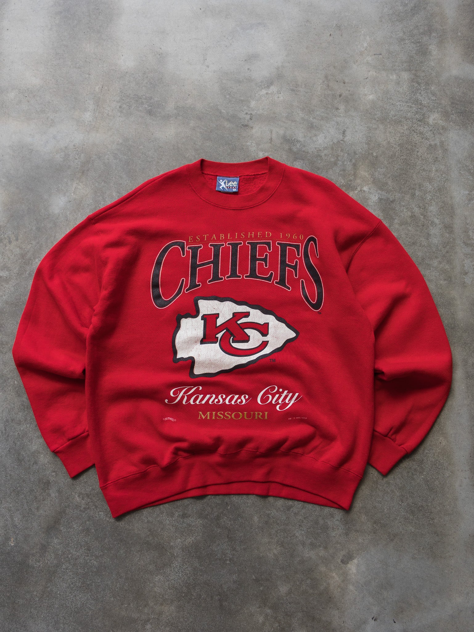 Vintage 1995 Kansas City Chiefs Sweatshirt (XL)