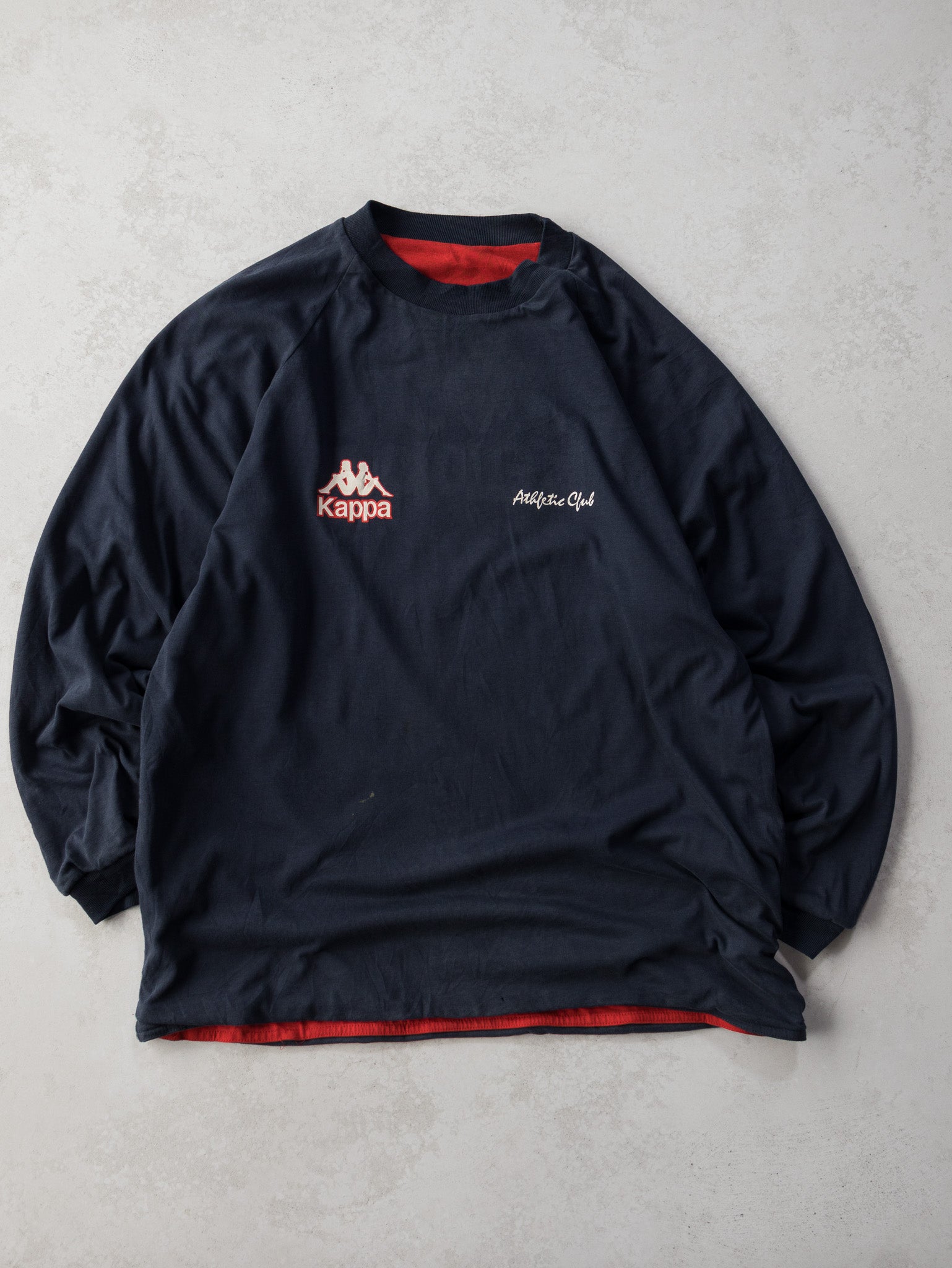 Vintage Kappa Athletic Club Reversible Sweatshirt (XL)