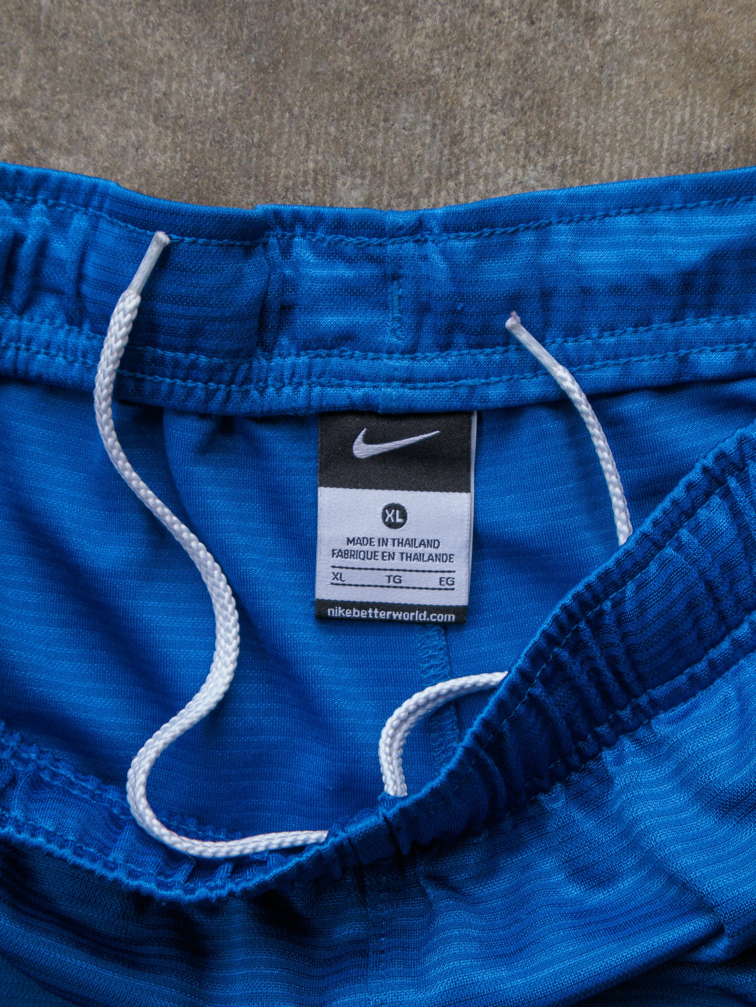 Vintage Blue Nike Basketball Shorts (XL)
