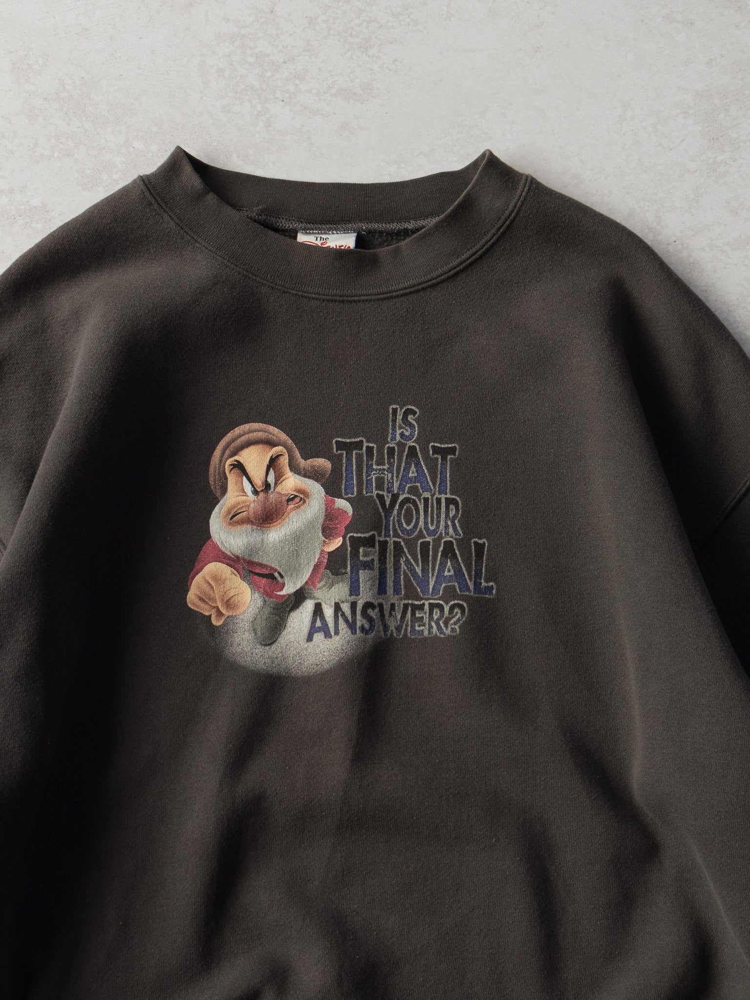 Vintage Grumpy Is That Your Final Answer? Sweatshirt (XL)