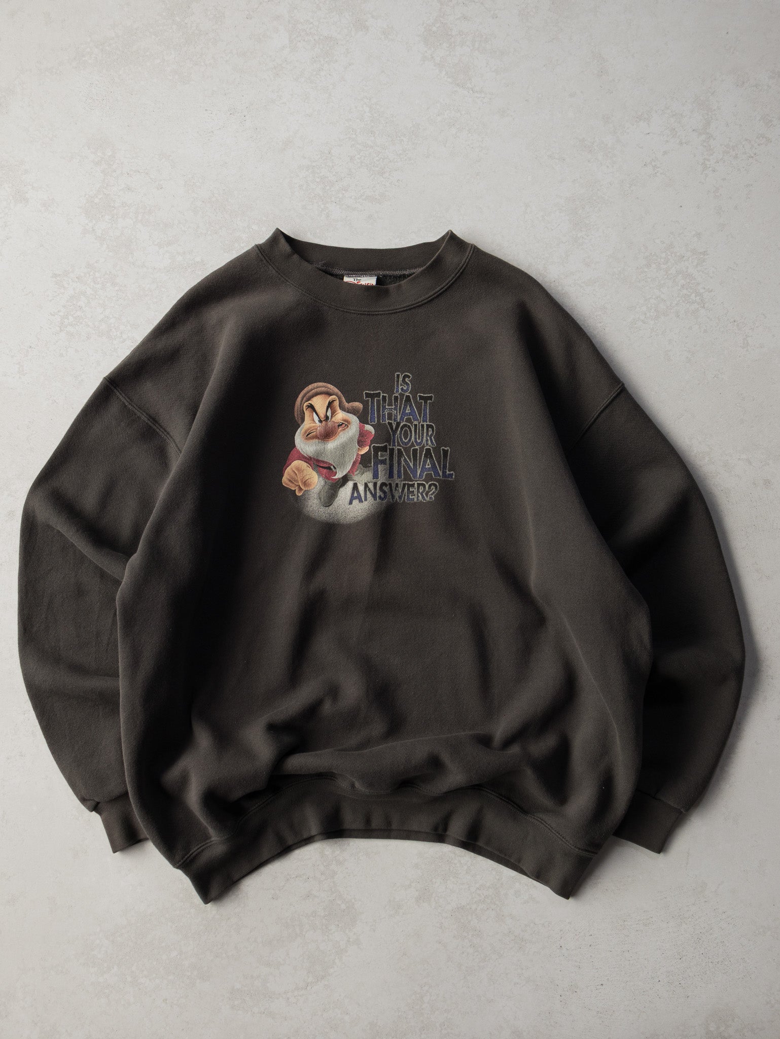 Vintage Grumpy Is That Your Final Answer? Sweatshirt (XL)