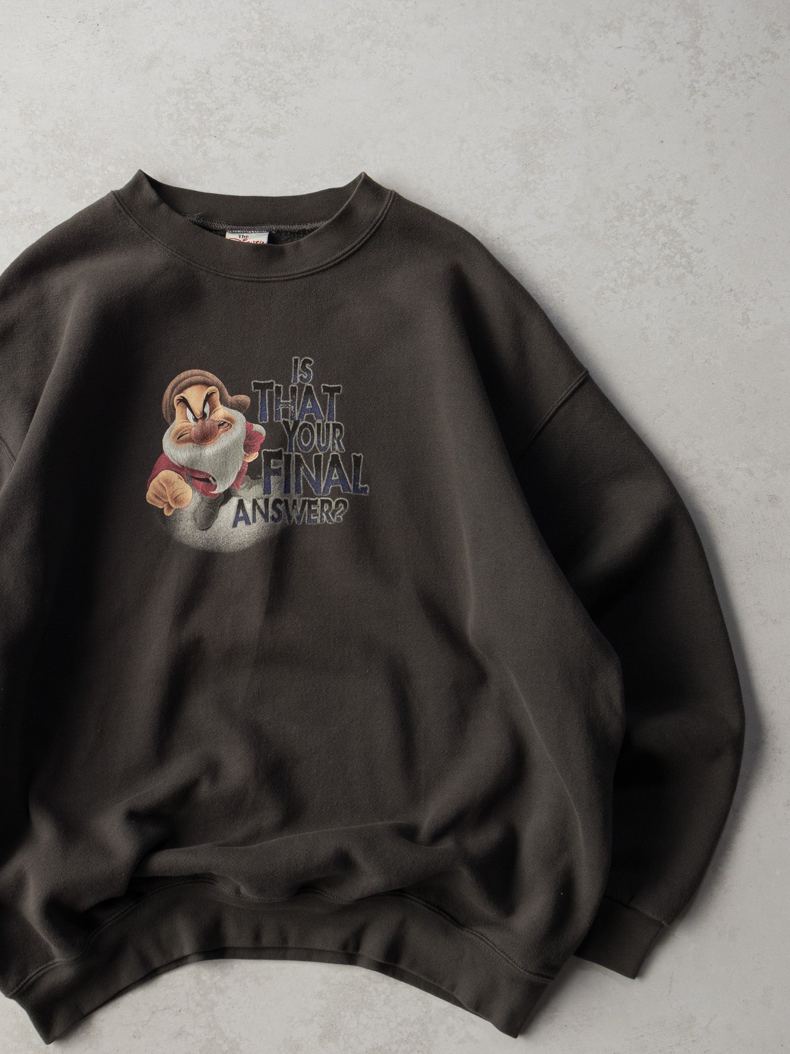 Vintage Grumpy Is That Your Final Answer? Sweatshirt (XL)