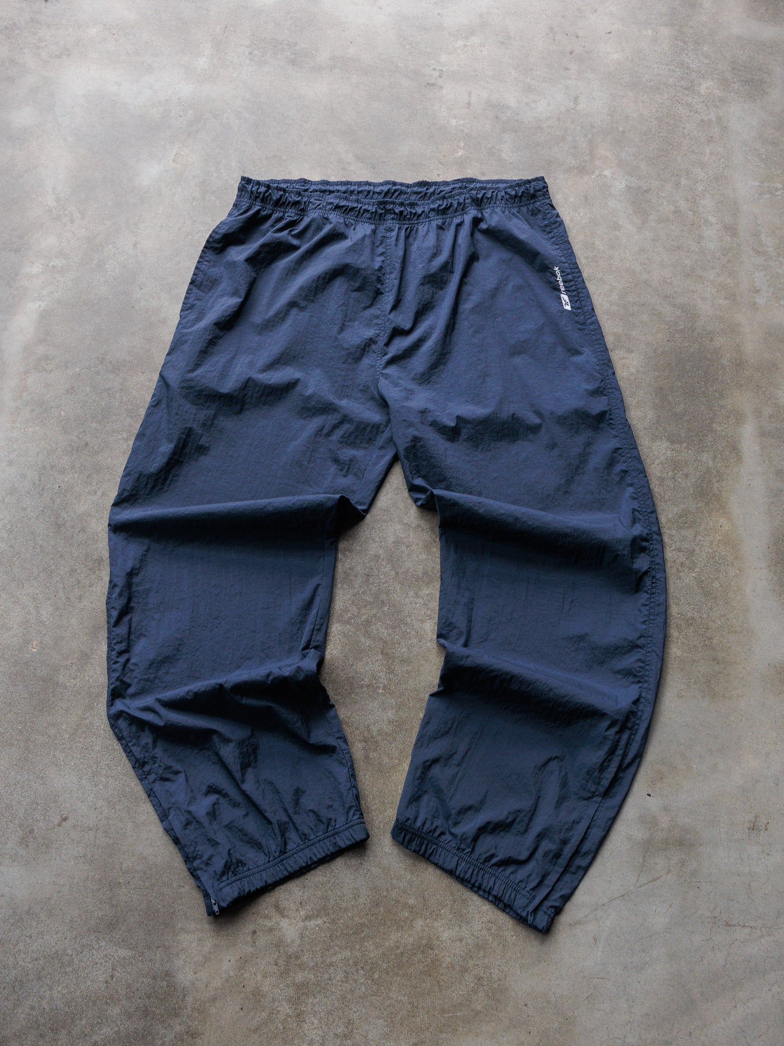 Vintage 00s Navy Reebok Track Pants (L)