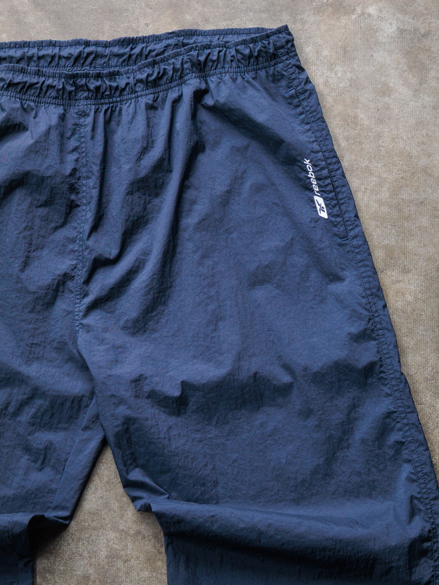 Vintage 00s Navy Reebok Track Pants (L)