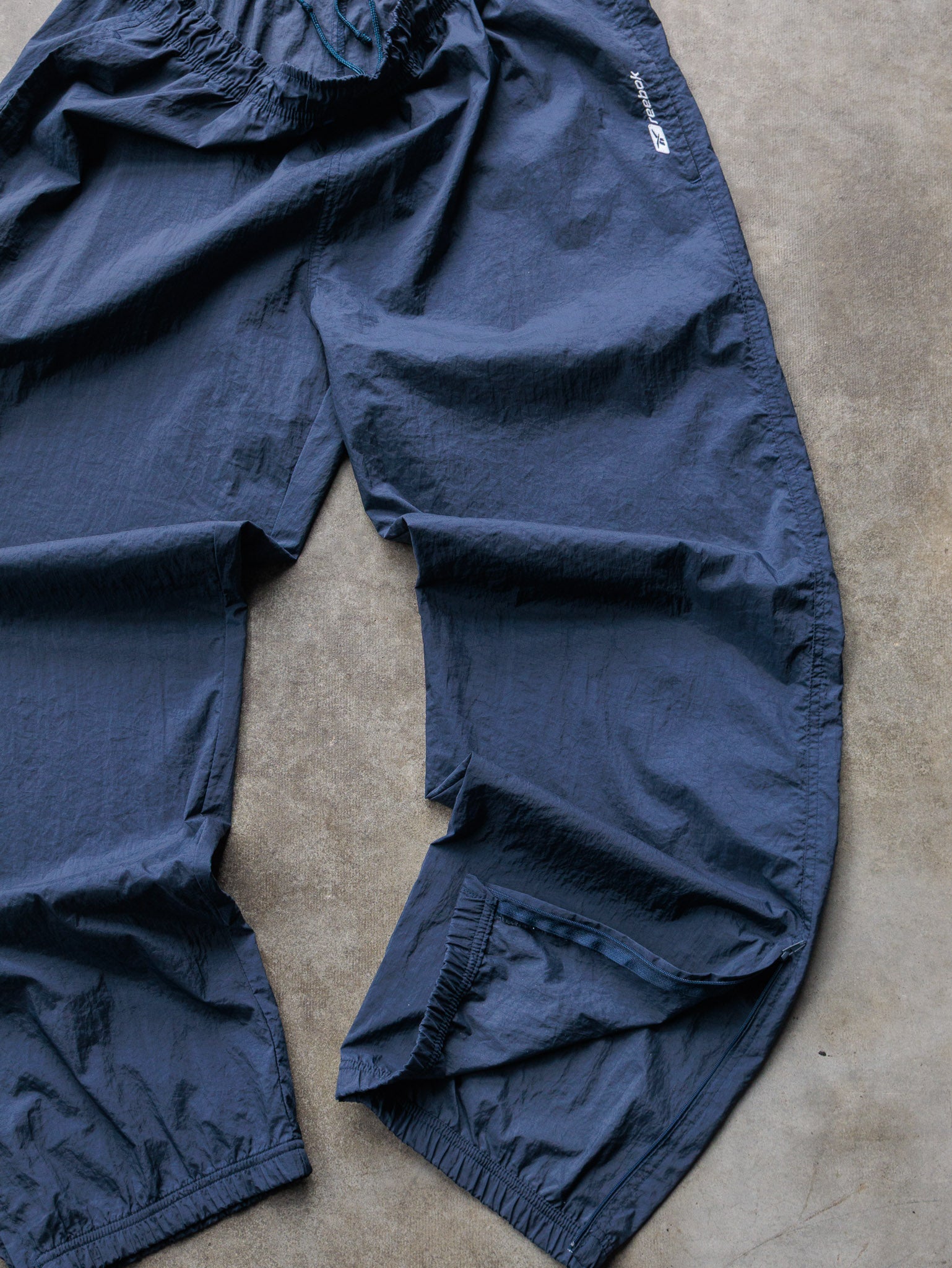 Vintage 00s Navy Reebok Track Pants (L)