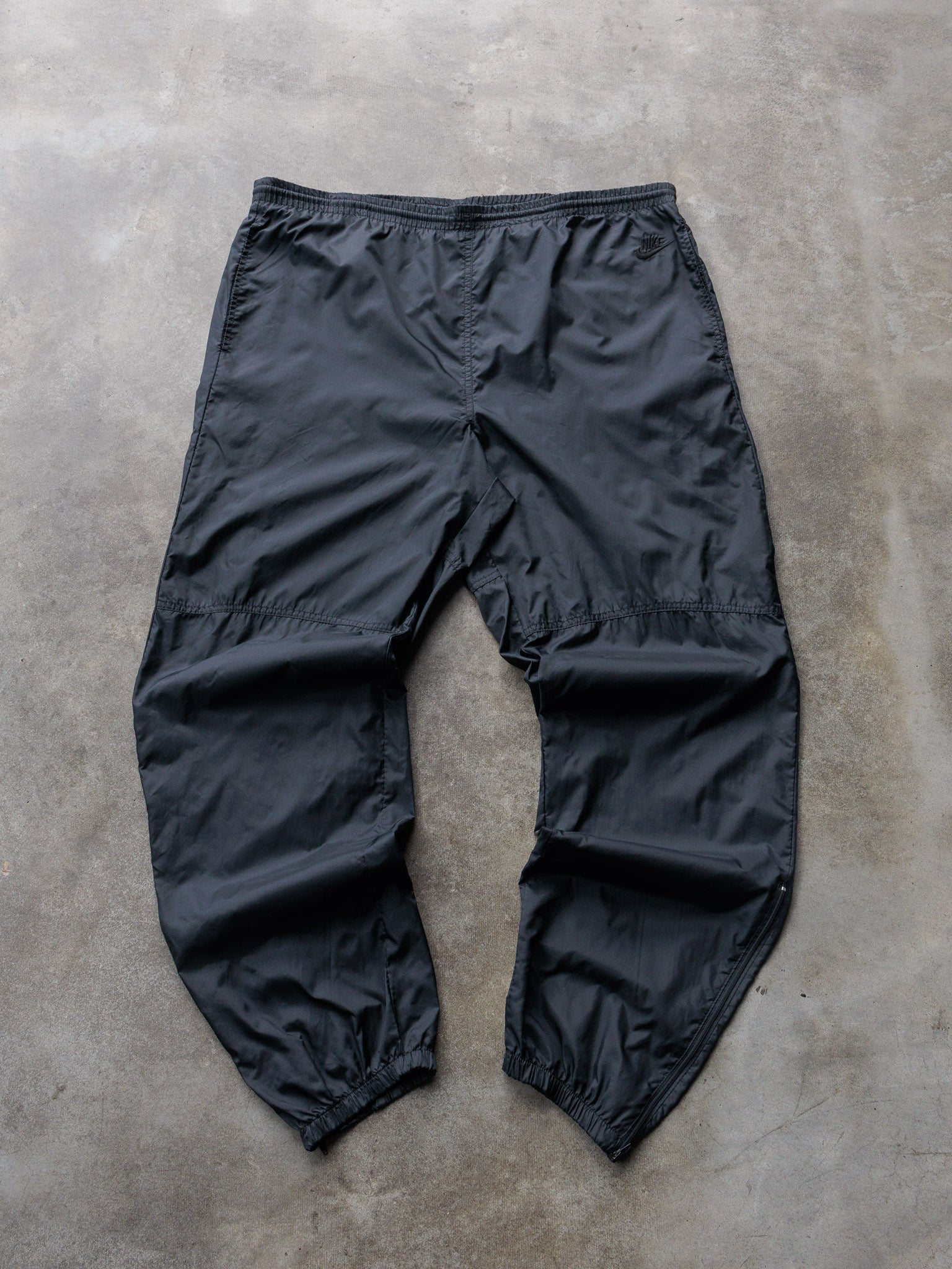 Vintage 90s Black Nike Track Pants (XL)