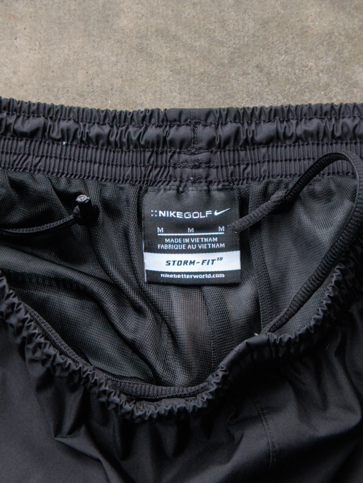 Vintage Black Nike Golf Track Pants (M)