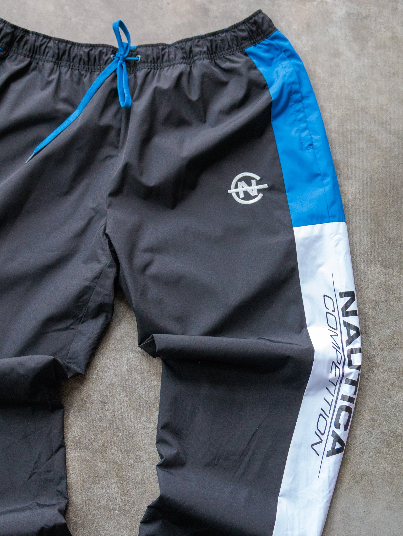 Vintage 90s Nautica Competition Track Pants (XL)
