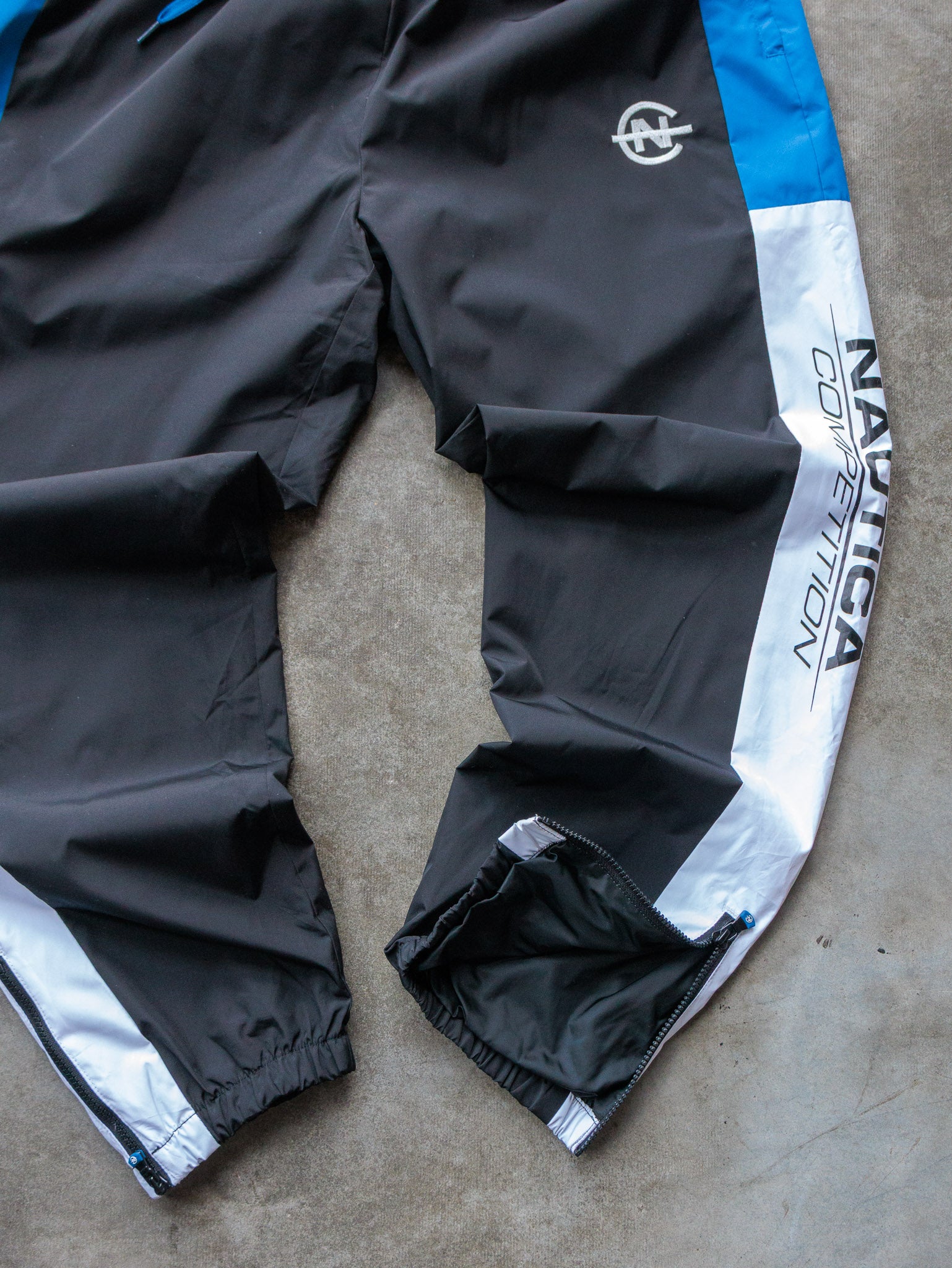 Vintage 90s Nautica Competition Track Pants (XL)