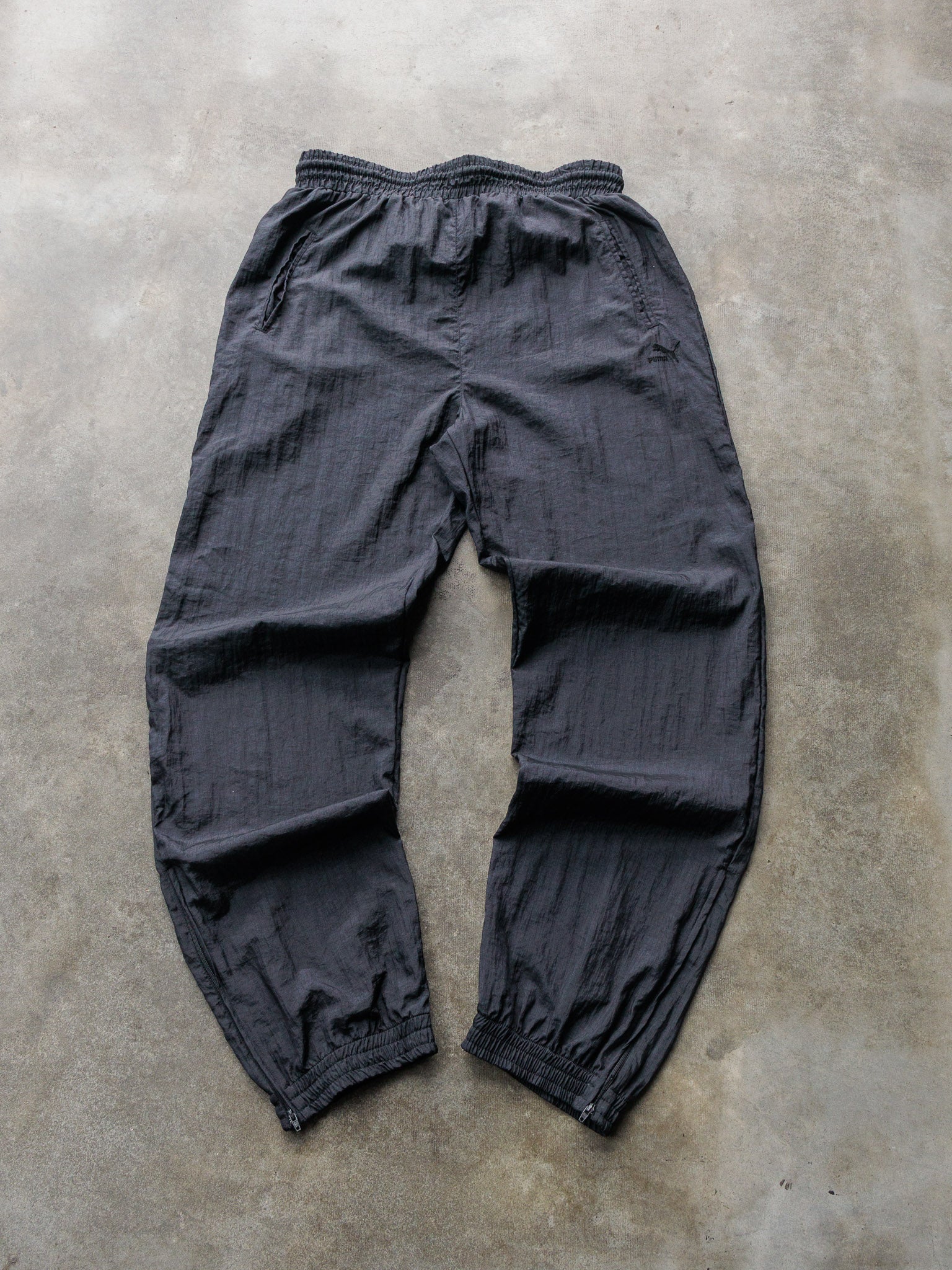 Vintage 90s Black Puma Track Pants (M)