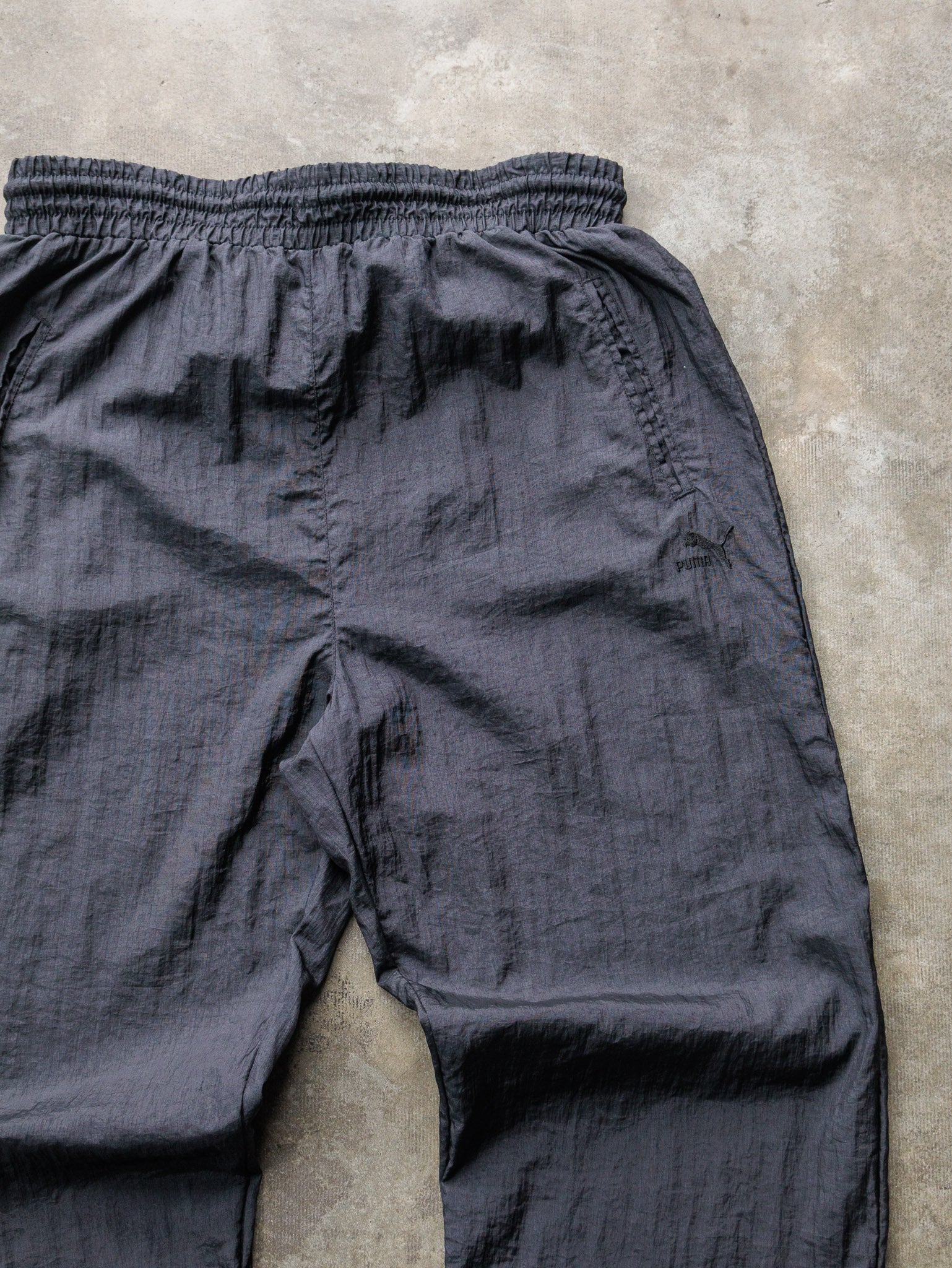 Vintage 90s Black Puma Track Pants (M)
