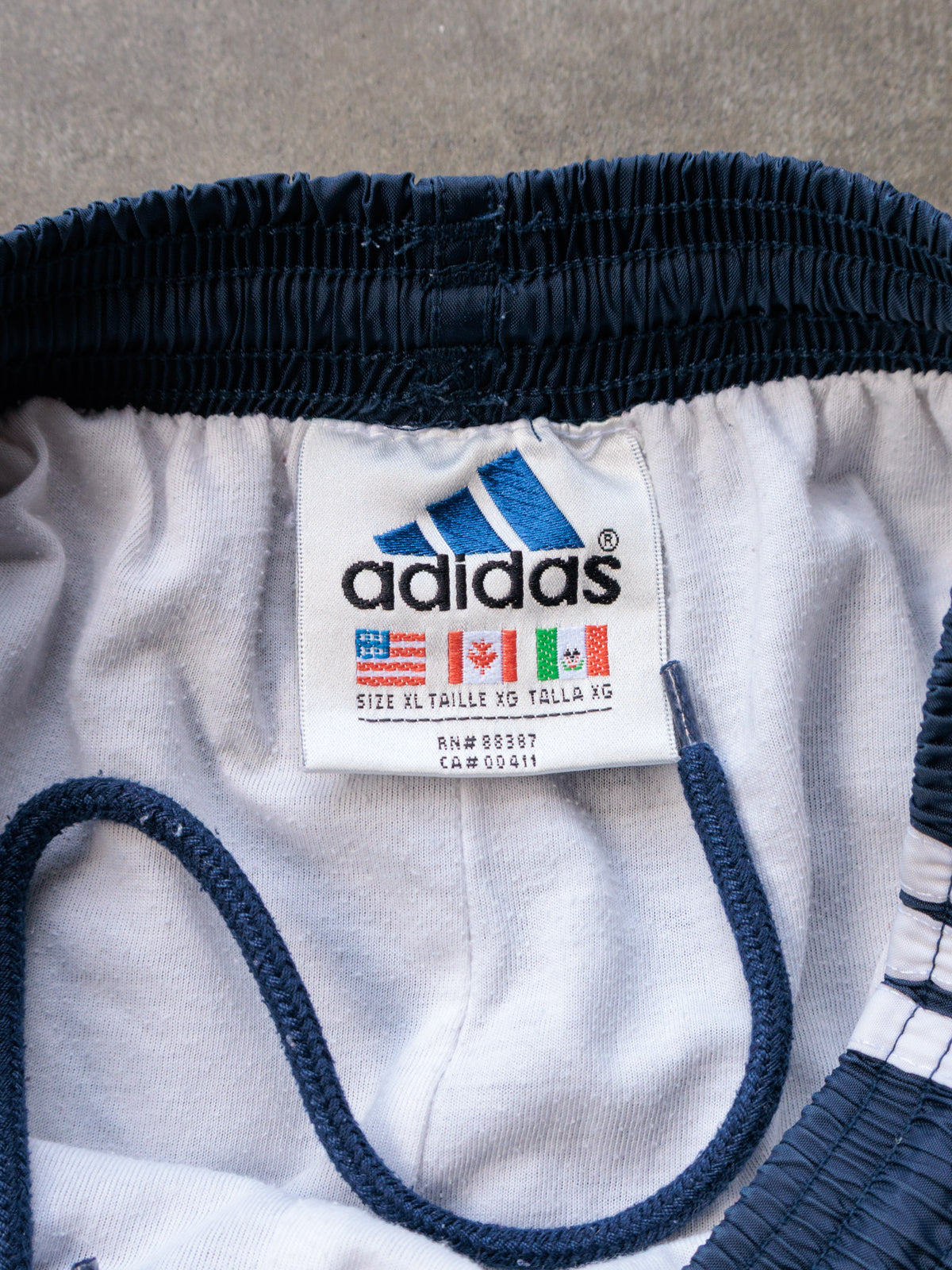 Vintage 00s Navy Adidas Track Pants (XL)