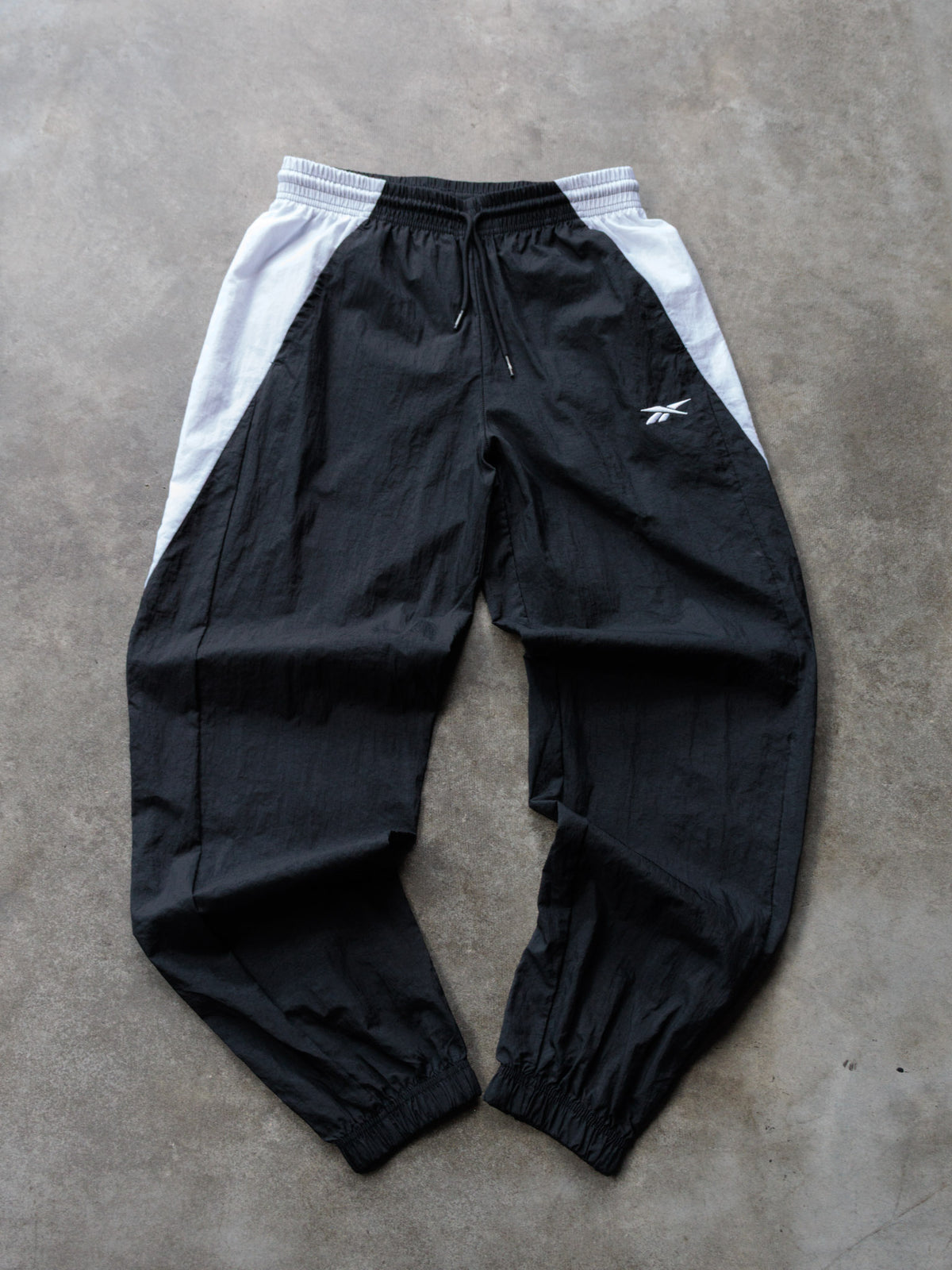 Vintage Black Reebok Colourblock Track Pants (S)