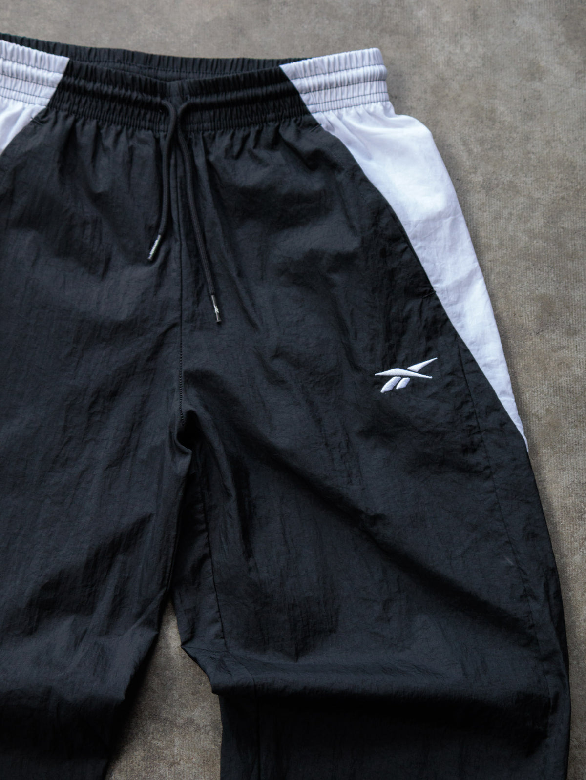 Vintage Black Reebok Colourblock Track Pants (S)