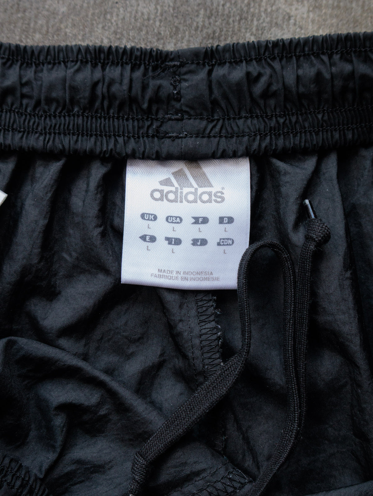 Vintage 00s Black Adidas Track Pants (L)