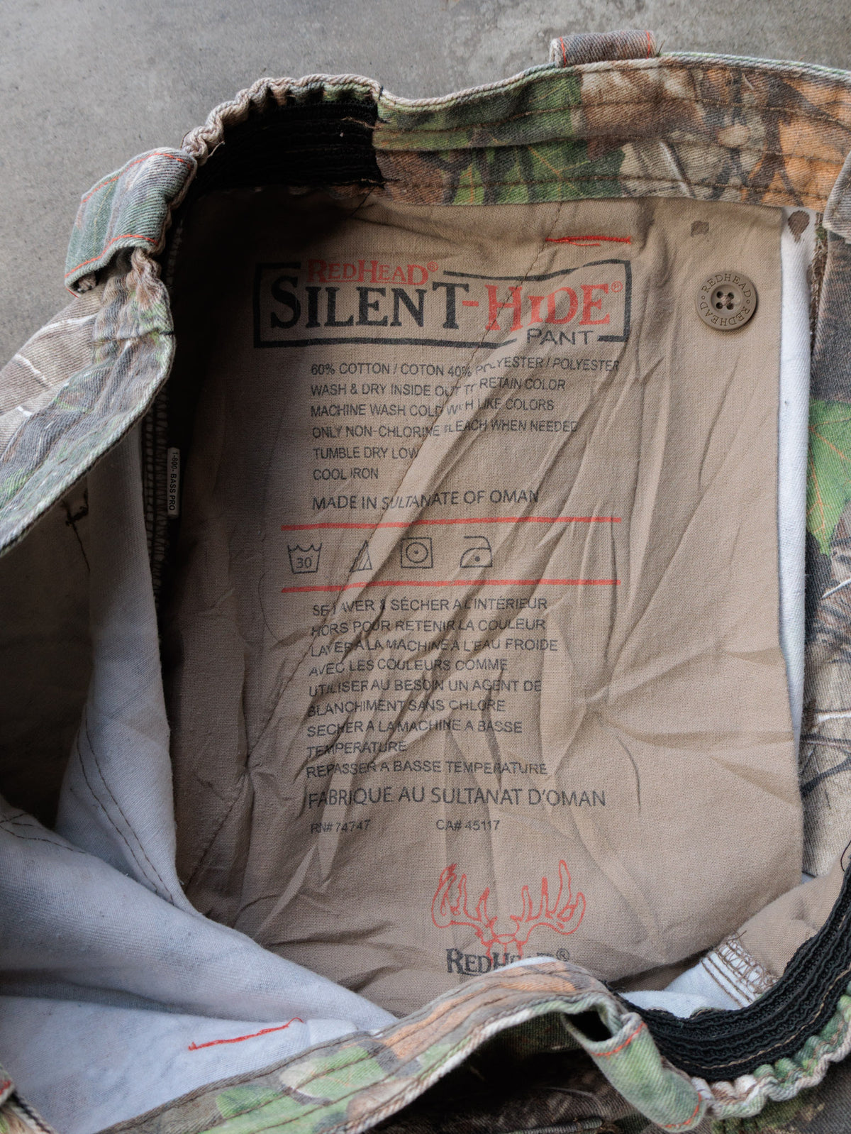 Vintage 00s Brown Realtree Camo RedHead Cargo Pants (-)