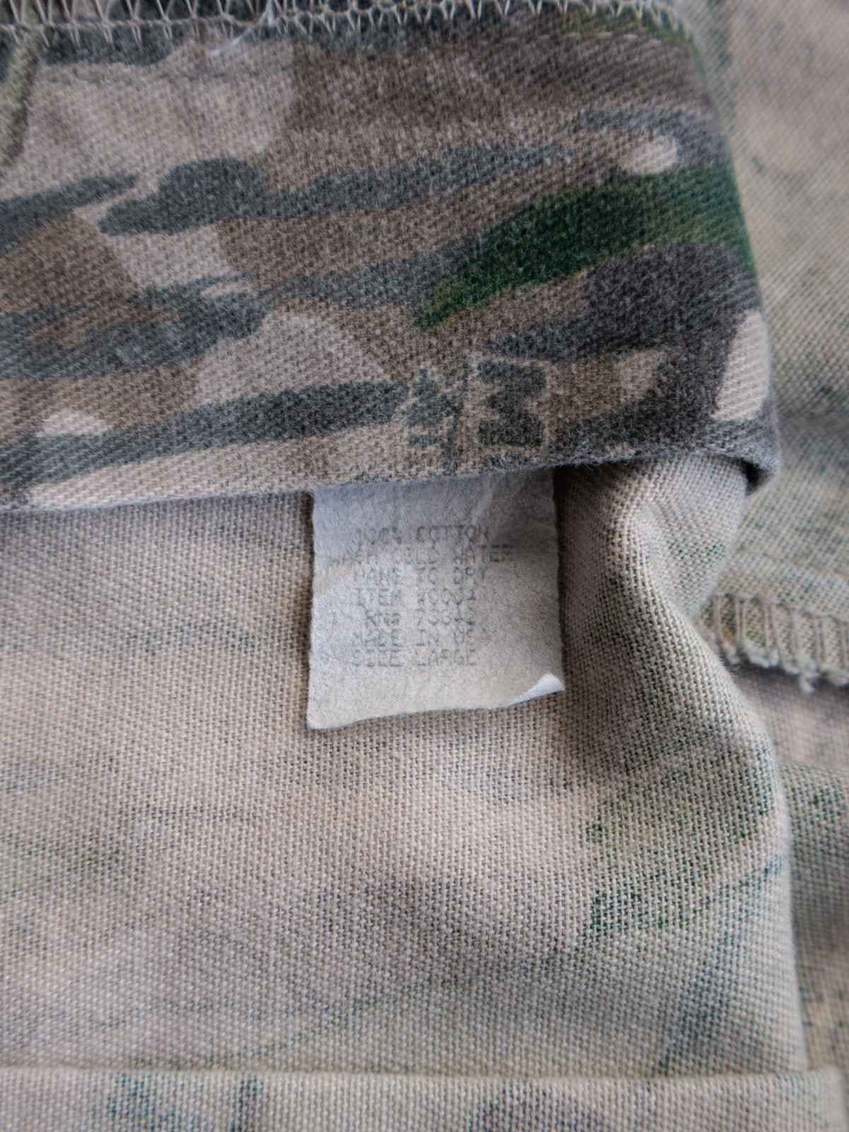Vintage 90s Green Camo Mossy Oak Cargo Pants (L)