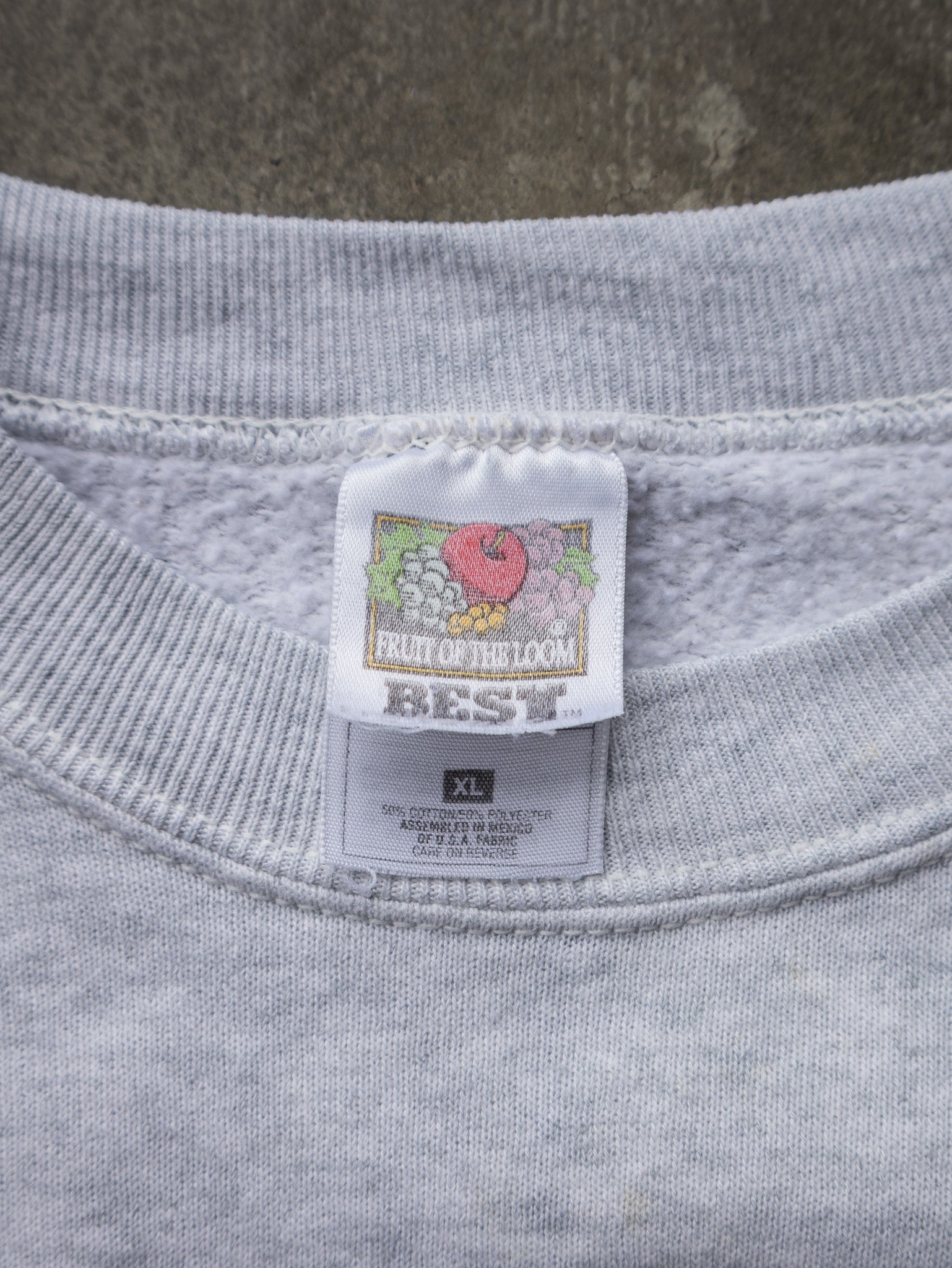 Vintage 00s Grey Dennis Kirk Performance Snowmobile Sweatshirt (XL)