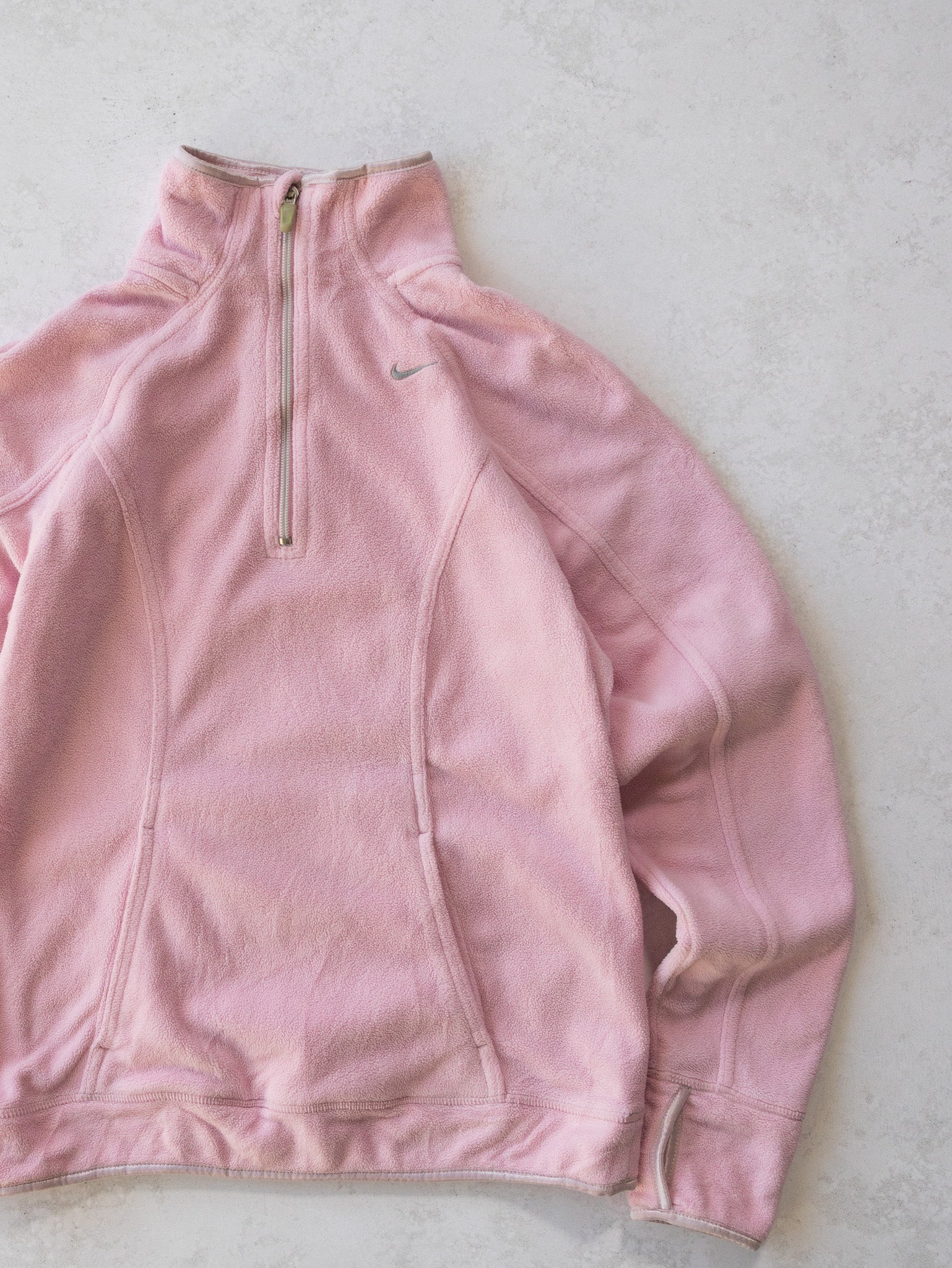 Vintage Nike Pink Fleece Sweatshirt (XS)