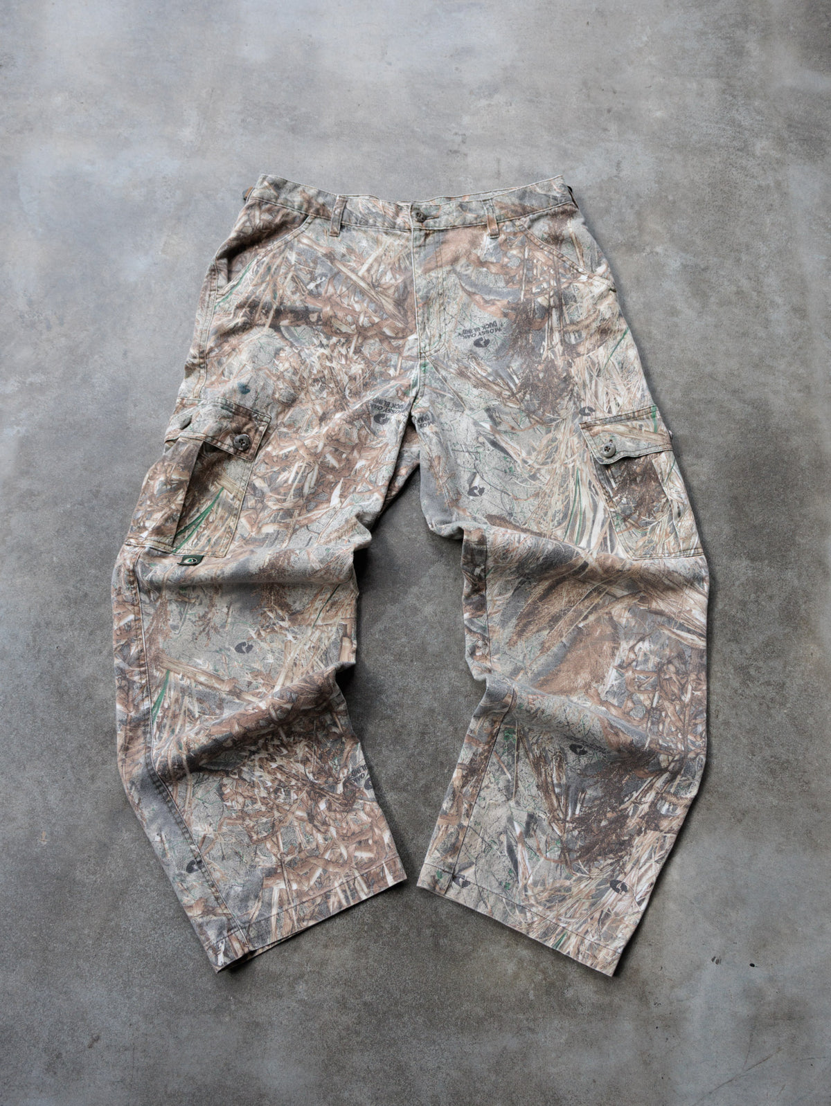 Vintage 00s Brown Duck Blind Camo Mossy Oak Cargo Pants (M)
