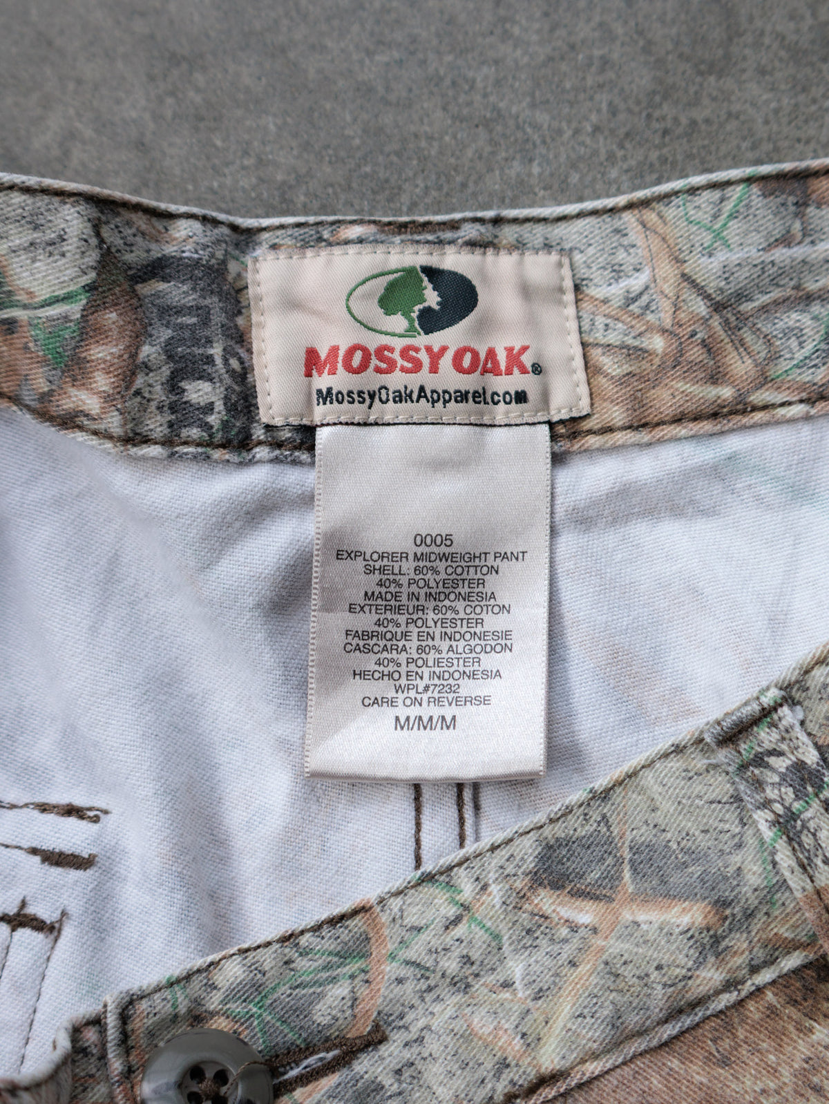 Vintage 00s Brown Duck Blind Camo Mossy Oak Cargo Pants (M)