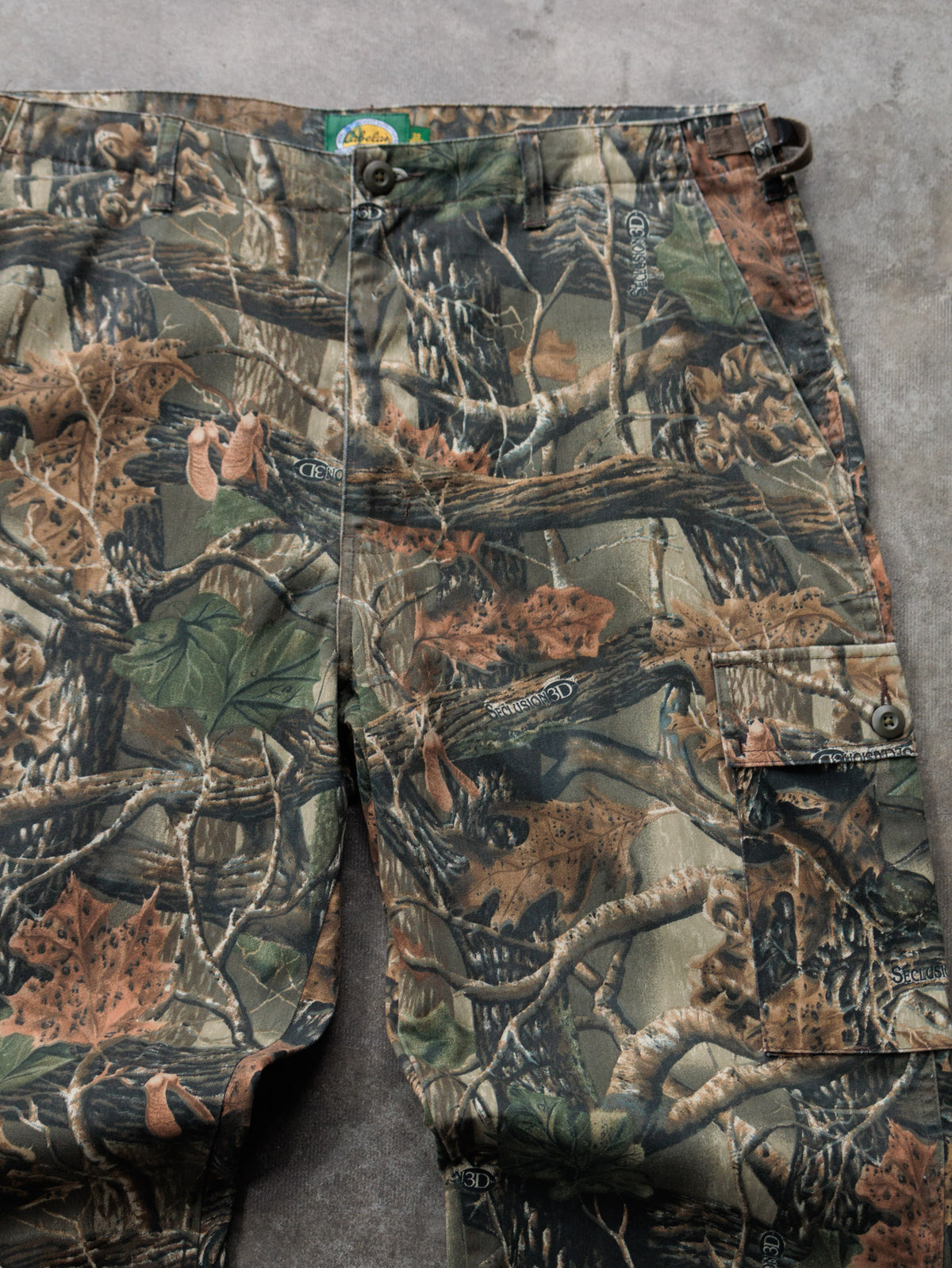 Vintage 00s Brown Seclusion 3D Camo Cabela's Pants (W38)