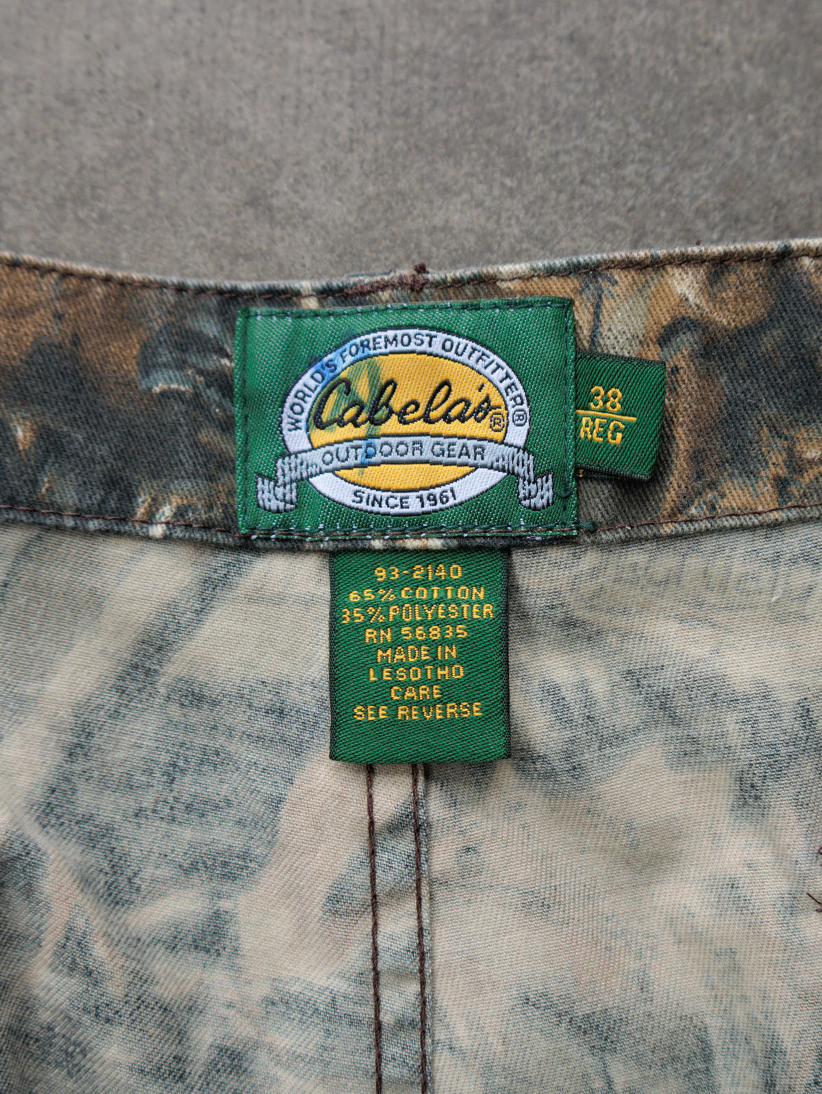 Vintage 00s Brown Seclusion 3D Camo Cabela's Pants (W38)