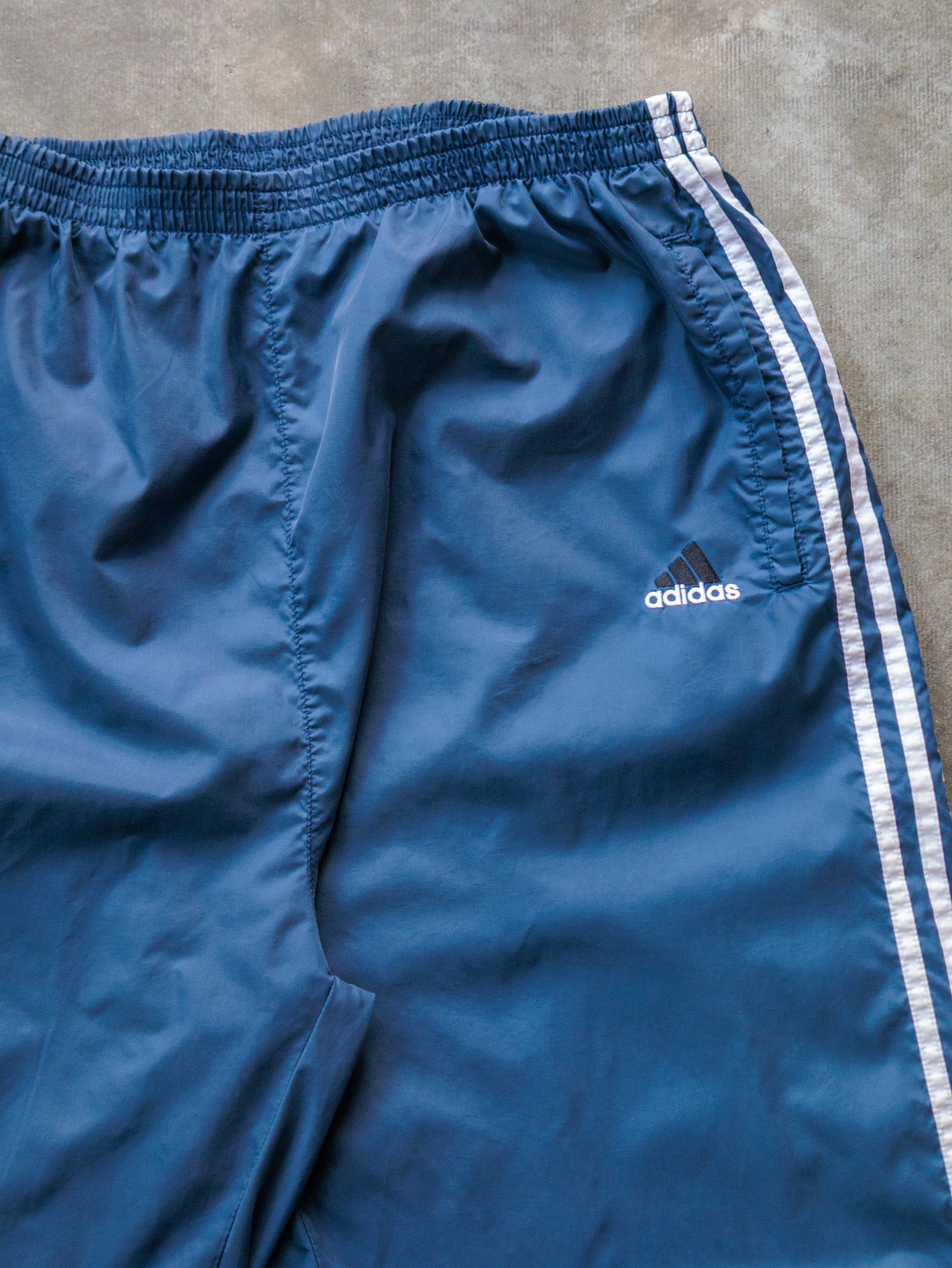 Vintage 90s Navy Adidas Track Pants (L)