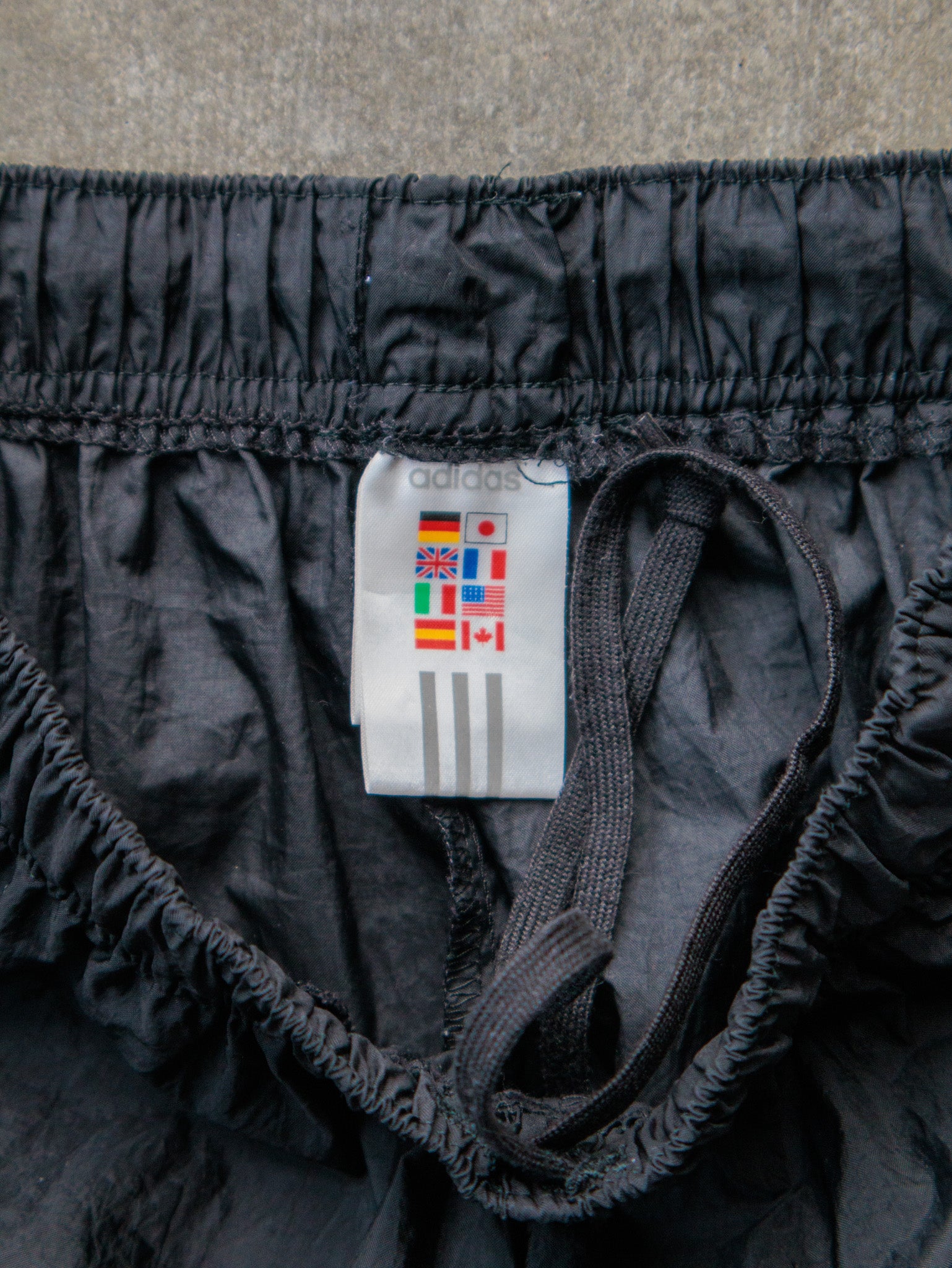 Vintage 00s Black Adidas Track Pants (XS)