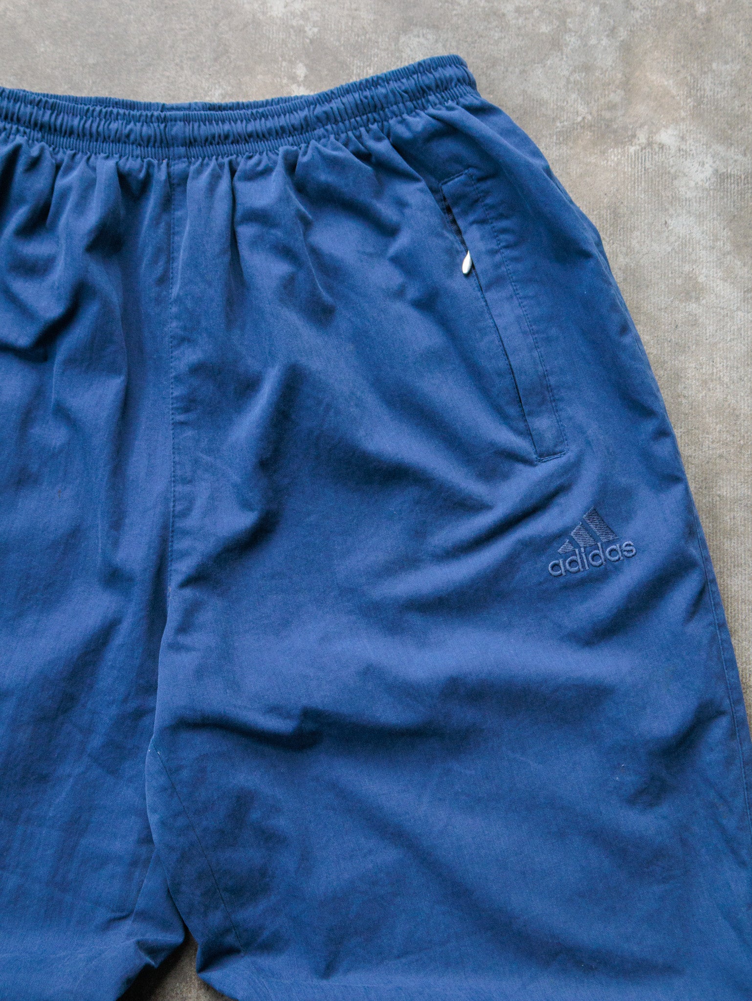 Vintage 90s Blue Adidas Track Pants (L)