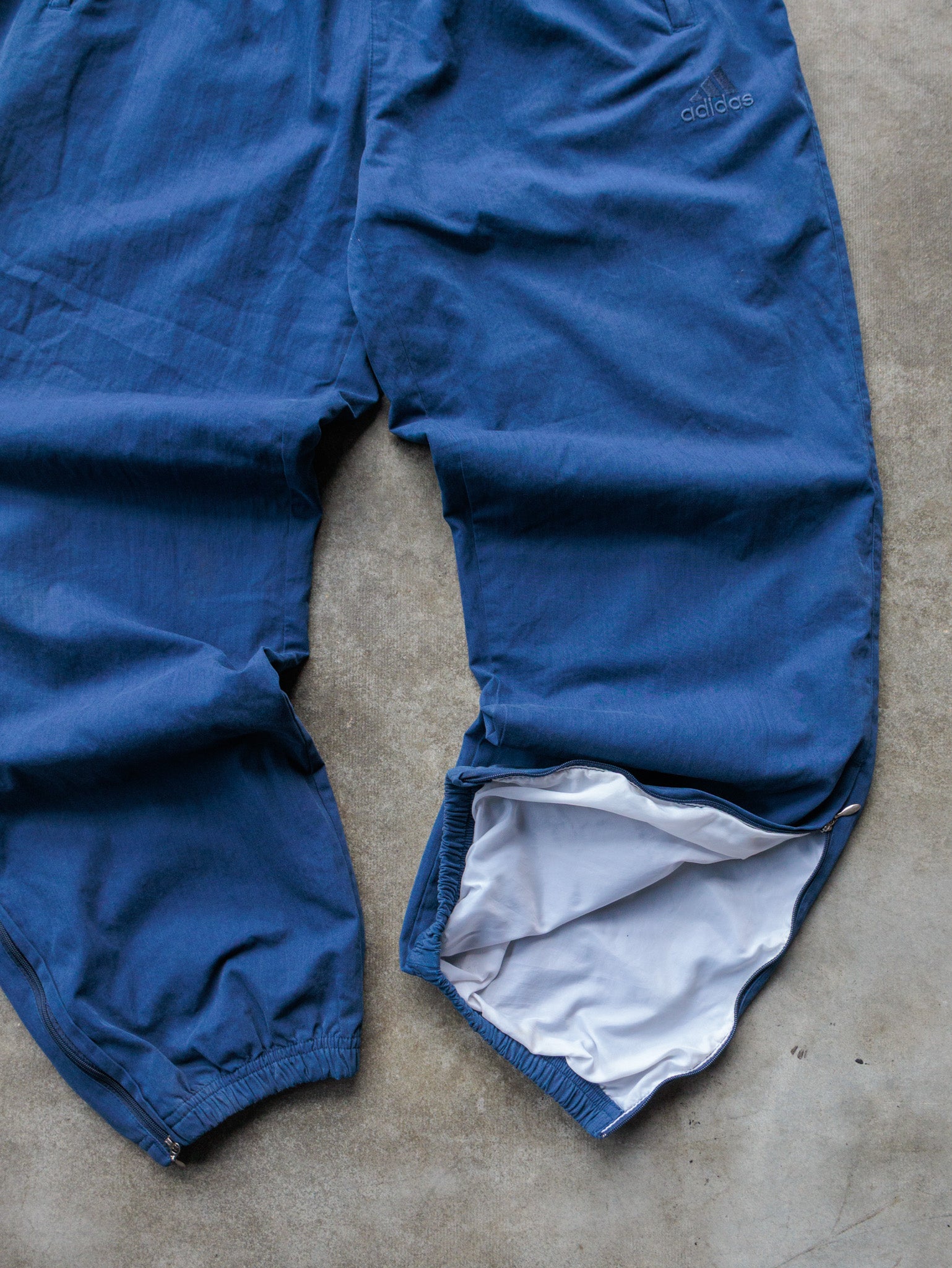Vintage 90s Blue Adidas Track Pants (L)