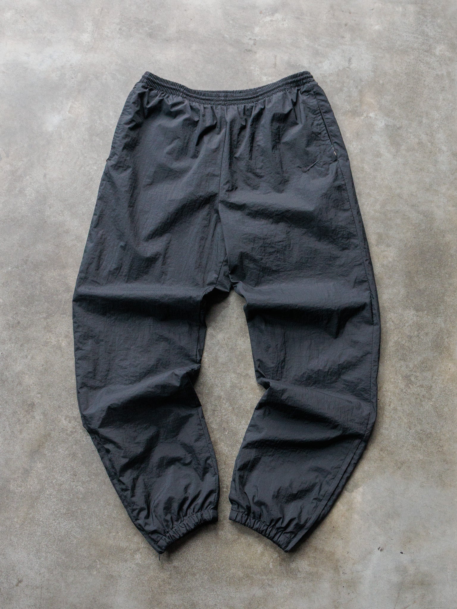 Vintage 90s Black Nike Track Pants (Women's M)