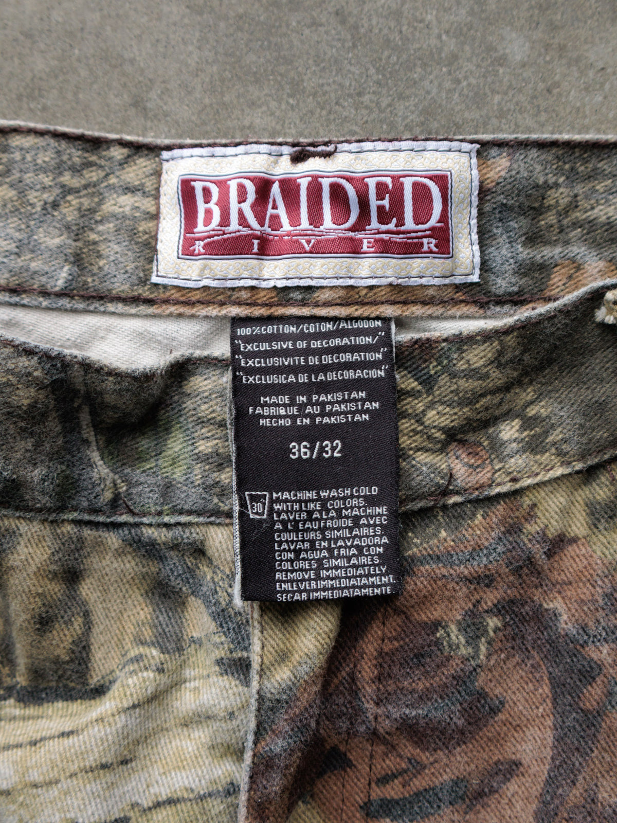 Vintage Brown Break-Up Camo Pants (W36)