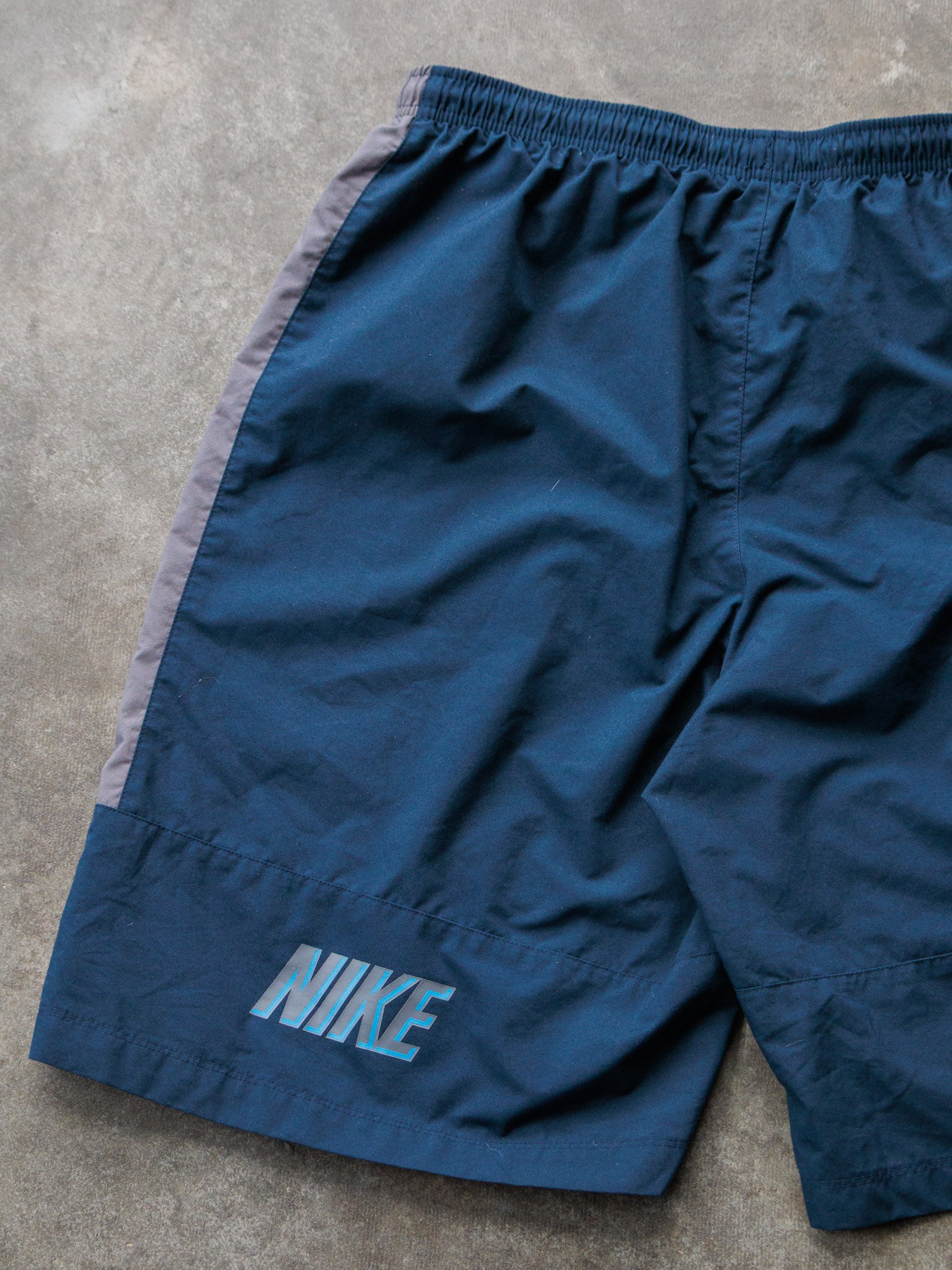 Vintage 00s Blue Nike Swim Shorts (XL)