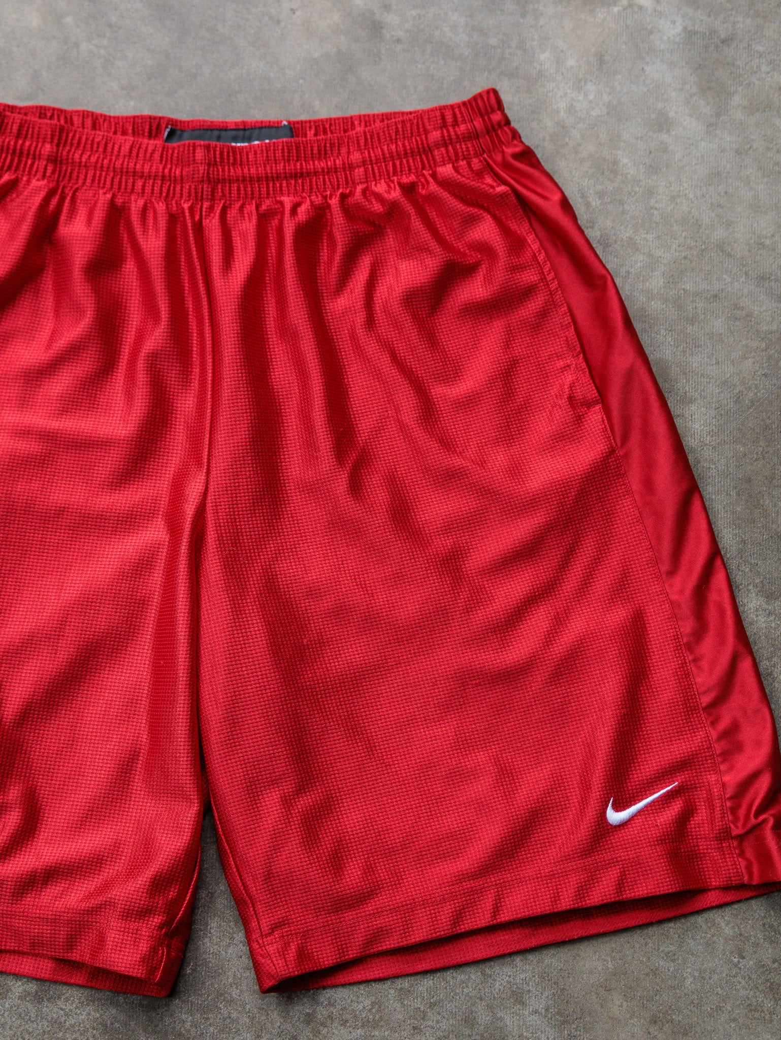 Vintage Red Nike Basketball Shorts (XL)