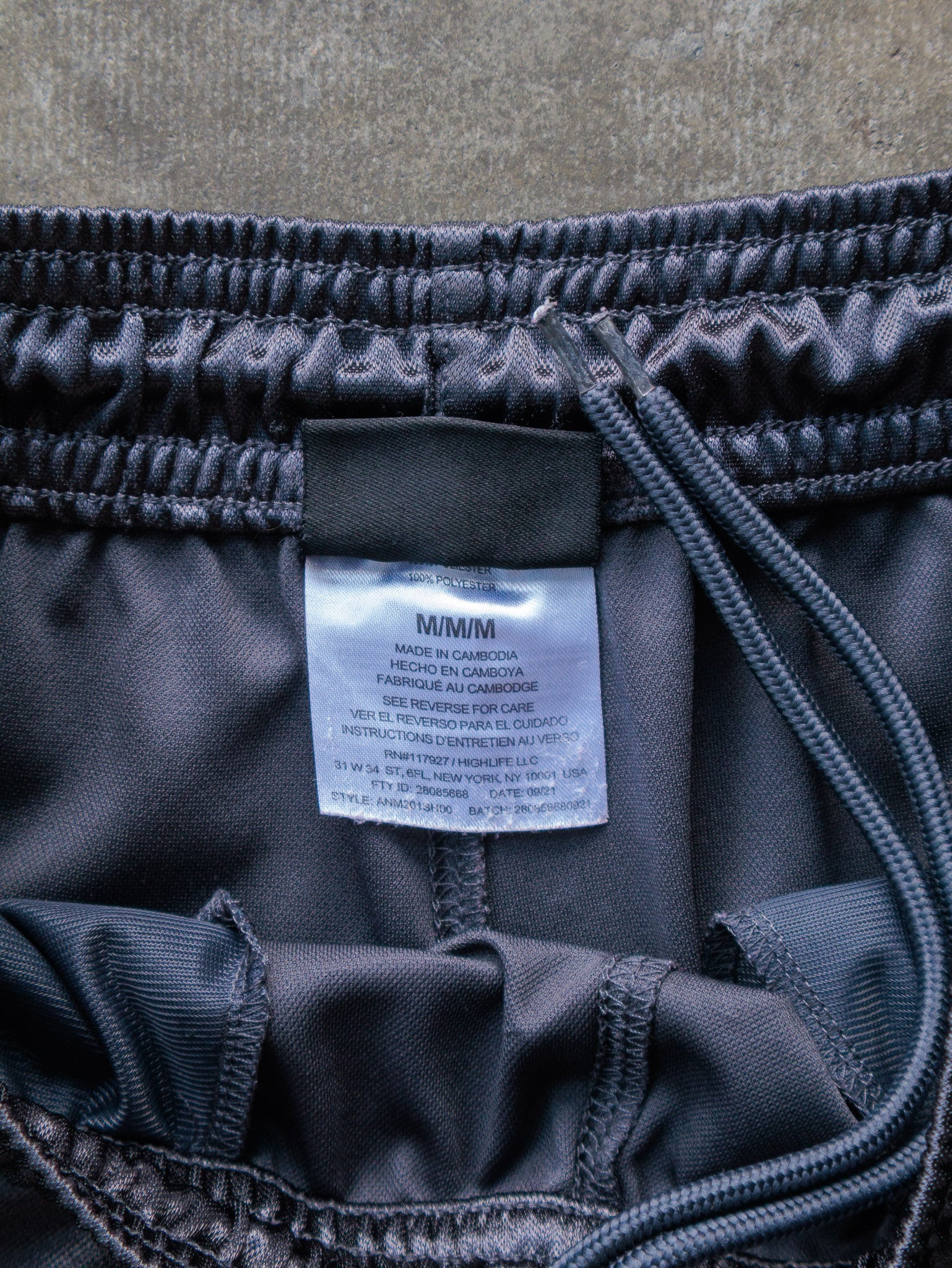 Vintage Charcoal AND1 Basketball Shorts (M)