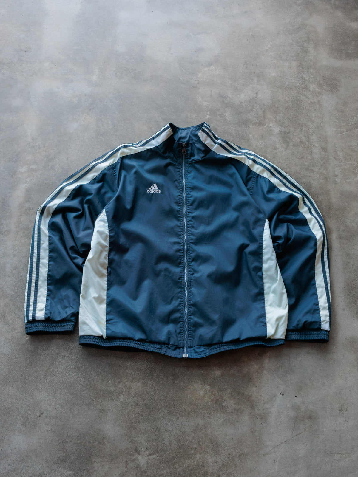 Vintage 00s Navy Adidas Track Jacket (L)