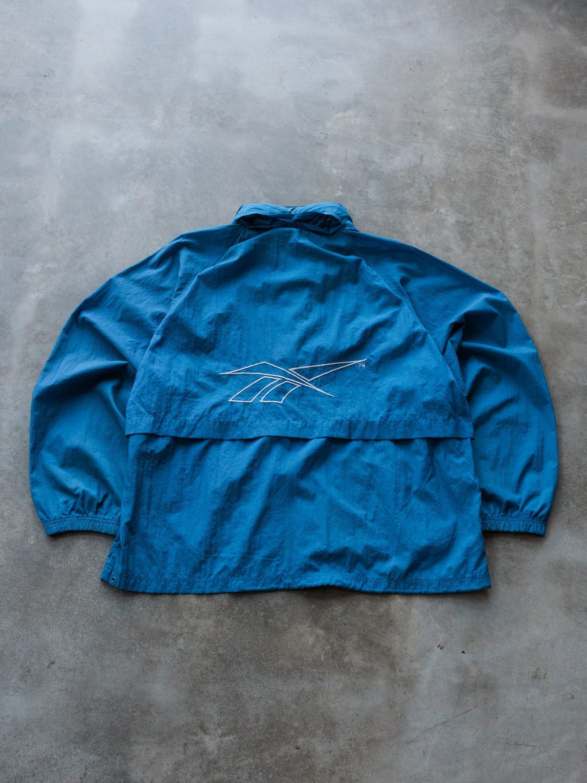 Vintage 90s Blue Reebok Windbreaker (XL)