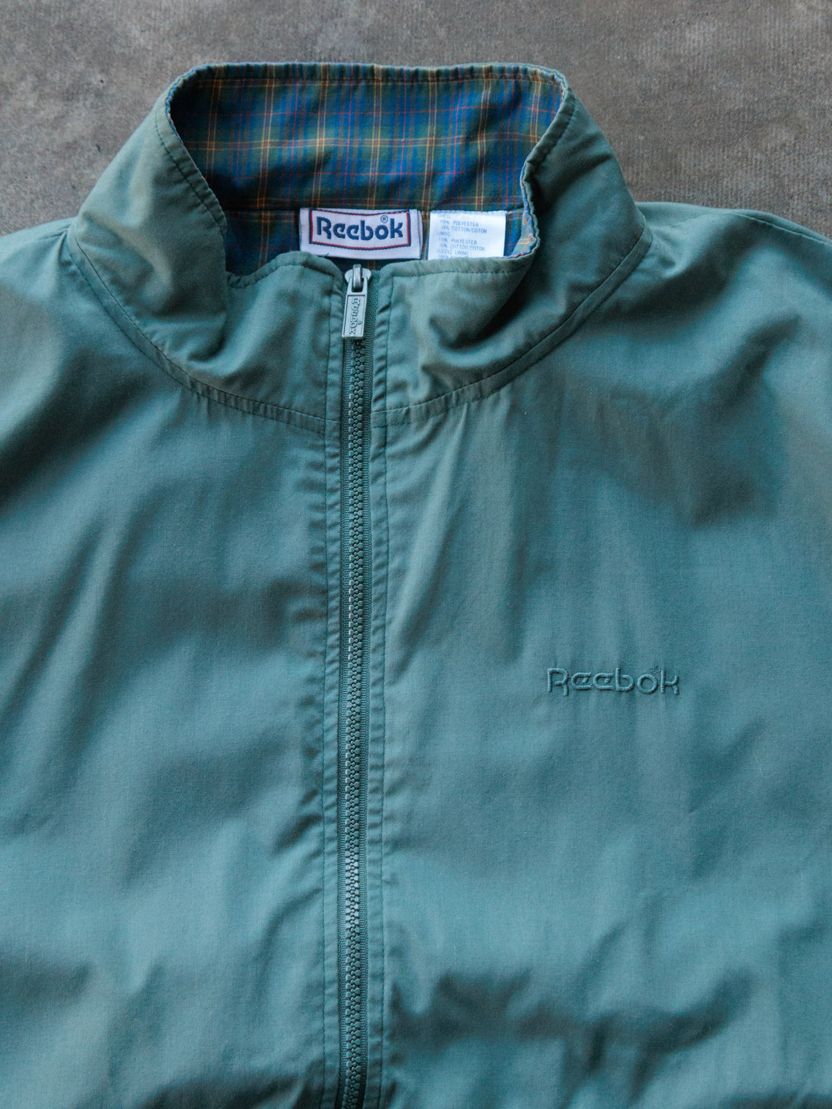 Vintage 90s Green Reebok Jacket (XL)