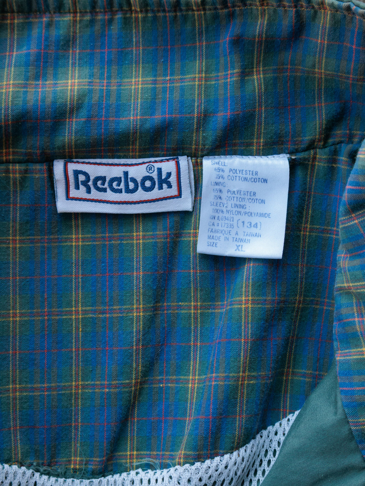 Vintage 90s Green Reebok Jacket (XL)