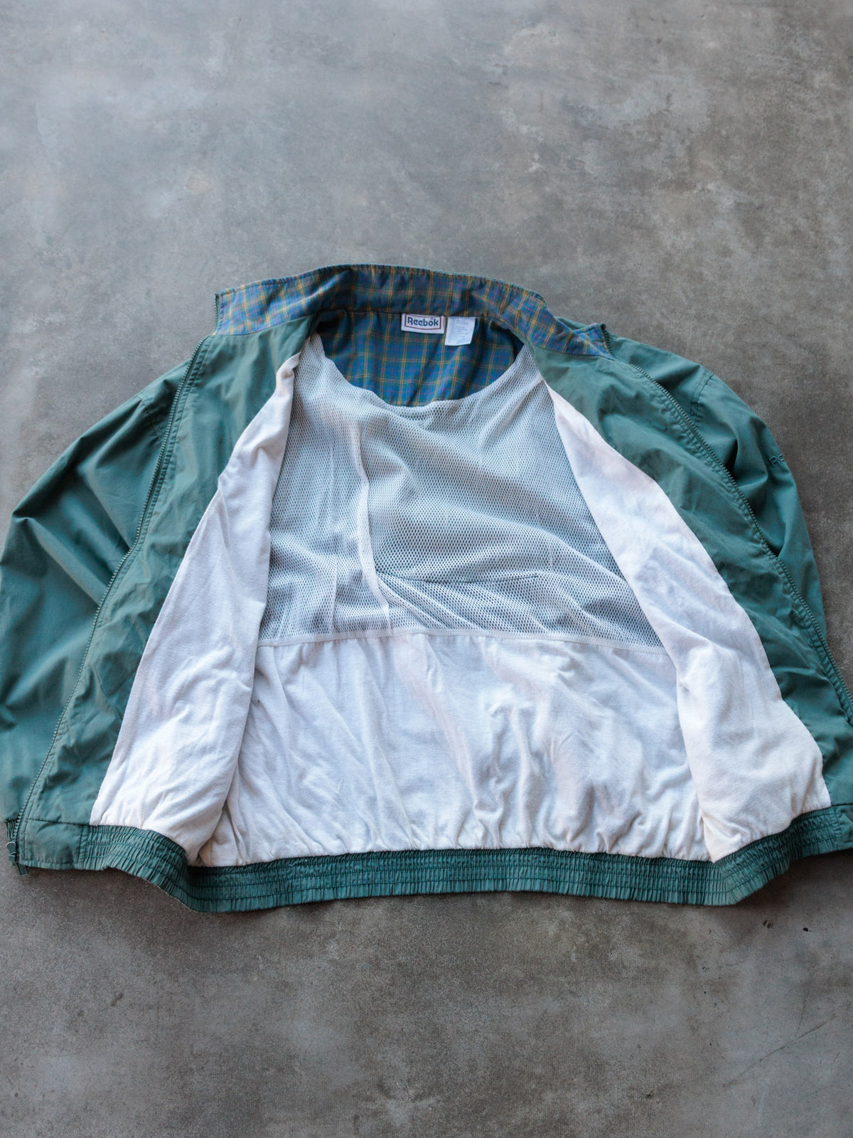 Vintage 90s Green Reebok Jacket (XL)