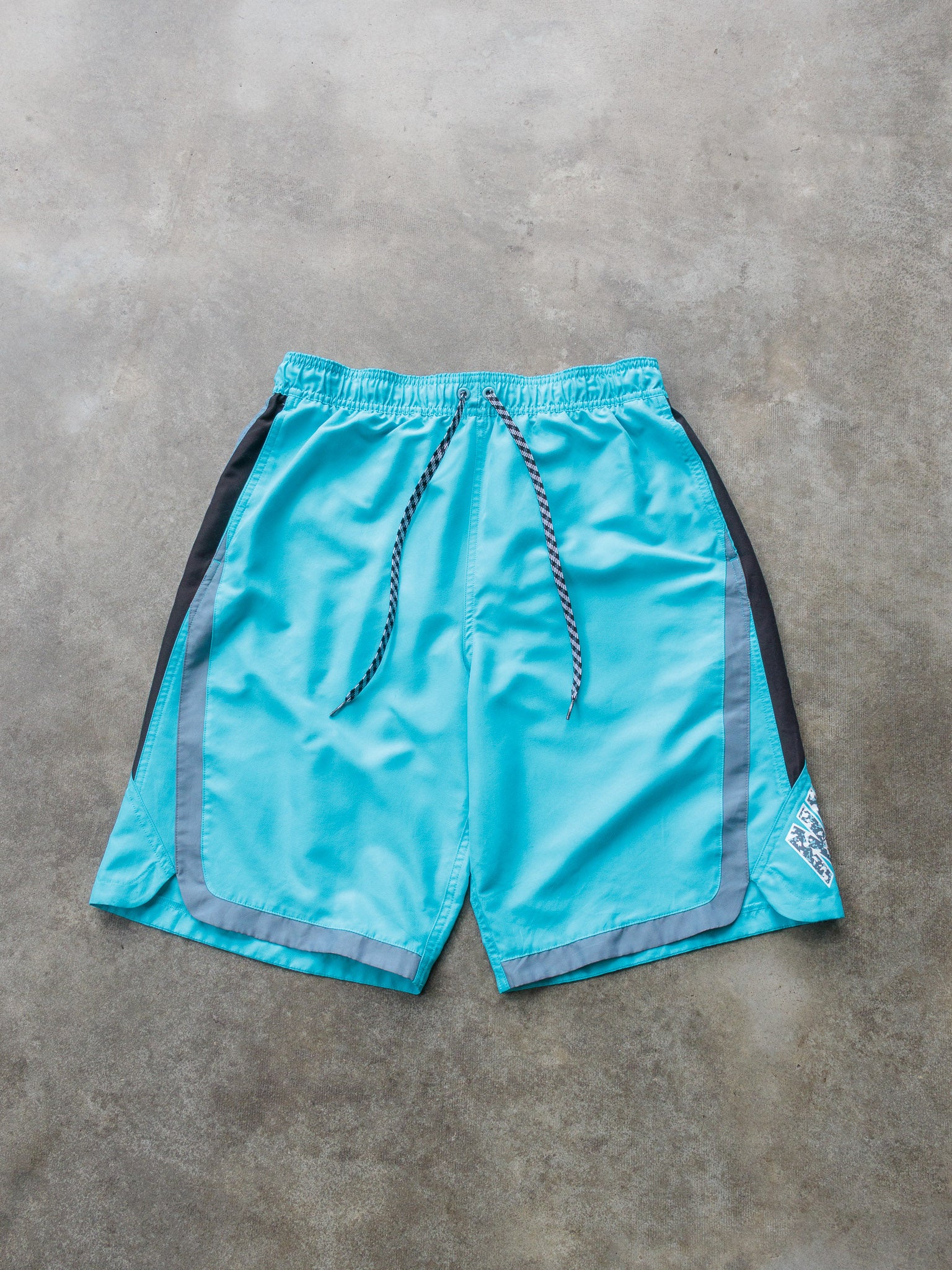 Vintage Turquoise Nike Swim Shorts (M)