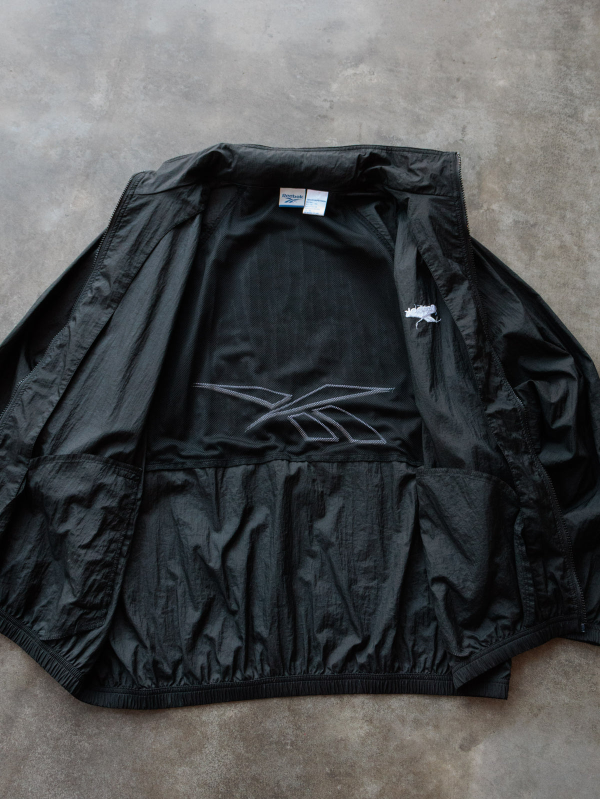 Vintage 00s Black Reebok Windbreaker (XL)