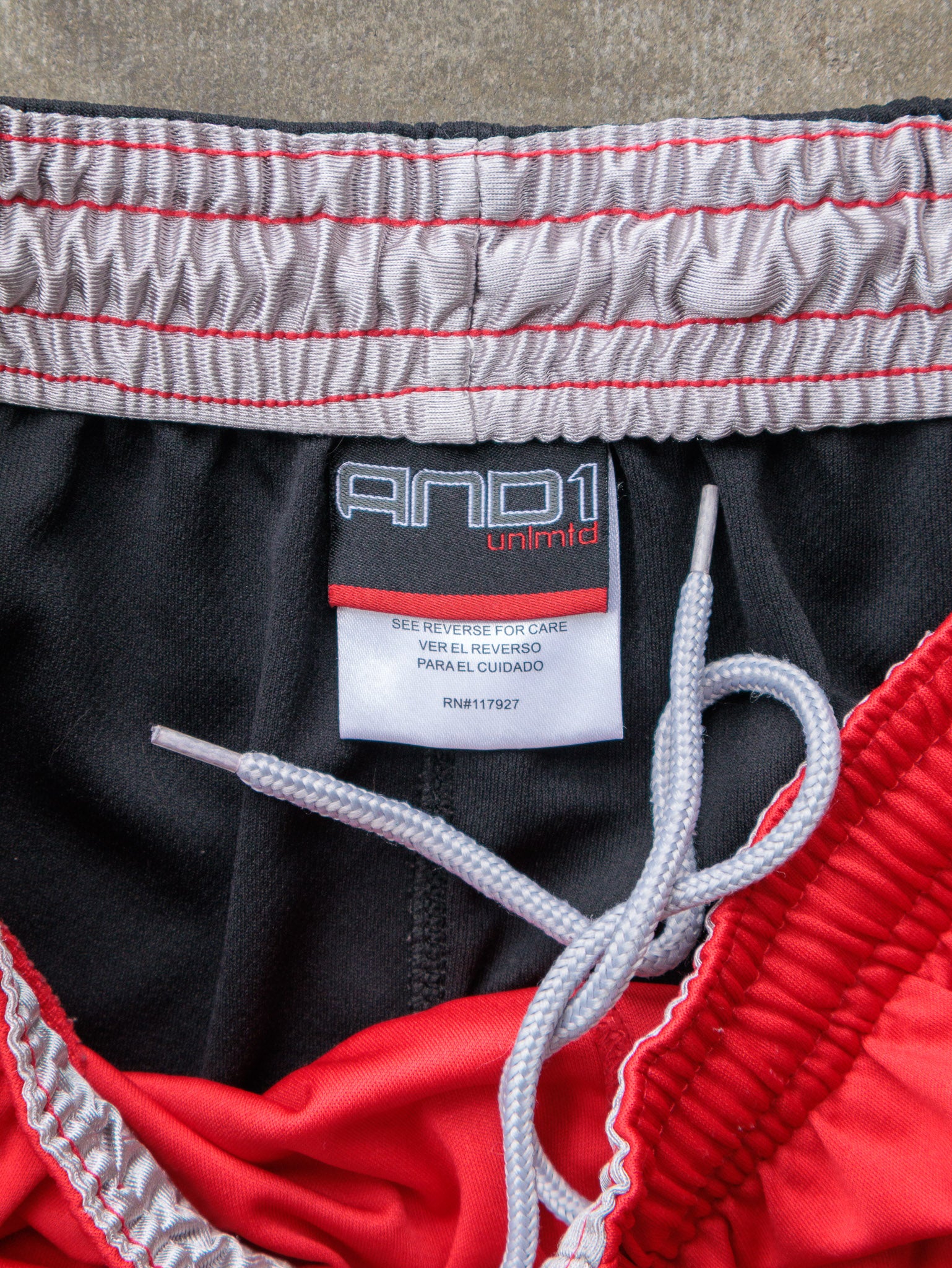 Vintage 00s Red & Black AND1 Shorts (XL)