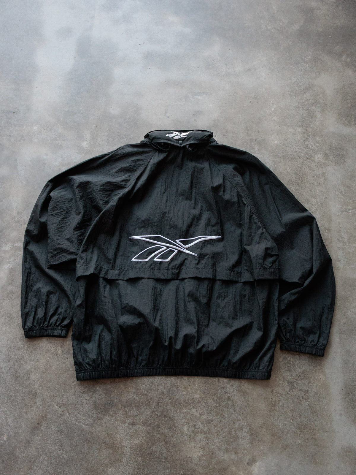 Vintage 00s Black Reebok Windbreaker (XL)