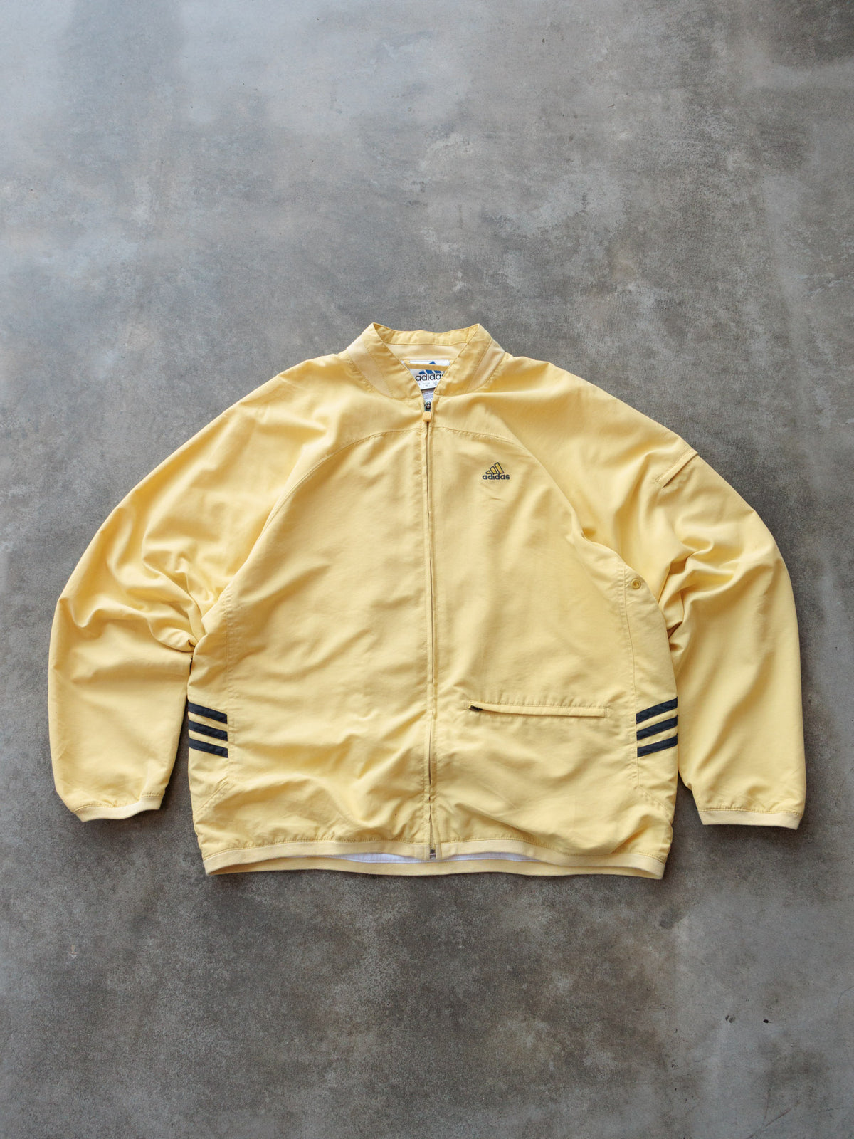 Vintage 00s Yellow Adidas Track Jacket (M)