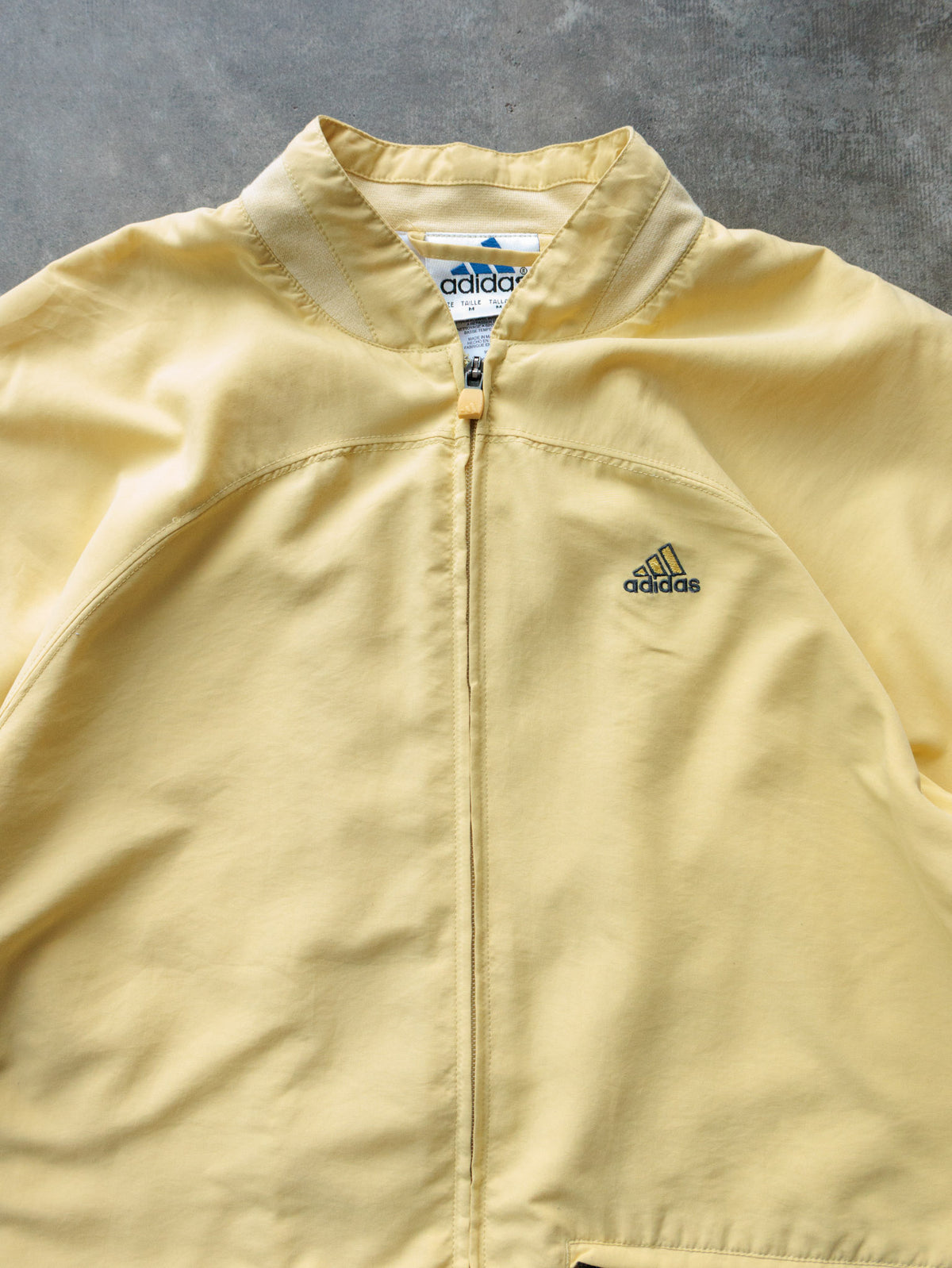 Vintage 00s Yellow Adidas Track Jacket (M)